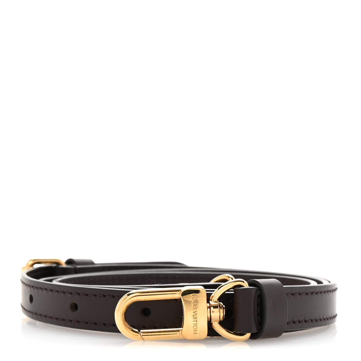LOUIS VUITTON Calfskin 16mm Adjustable Shoulder Strap Ebene