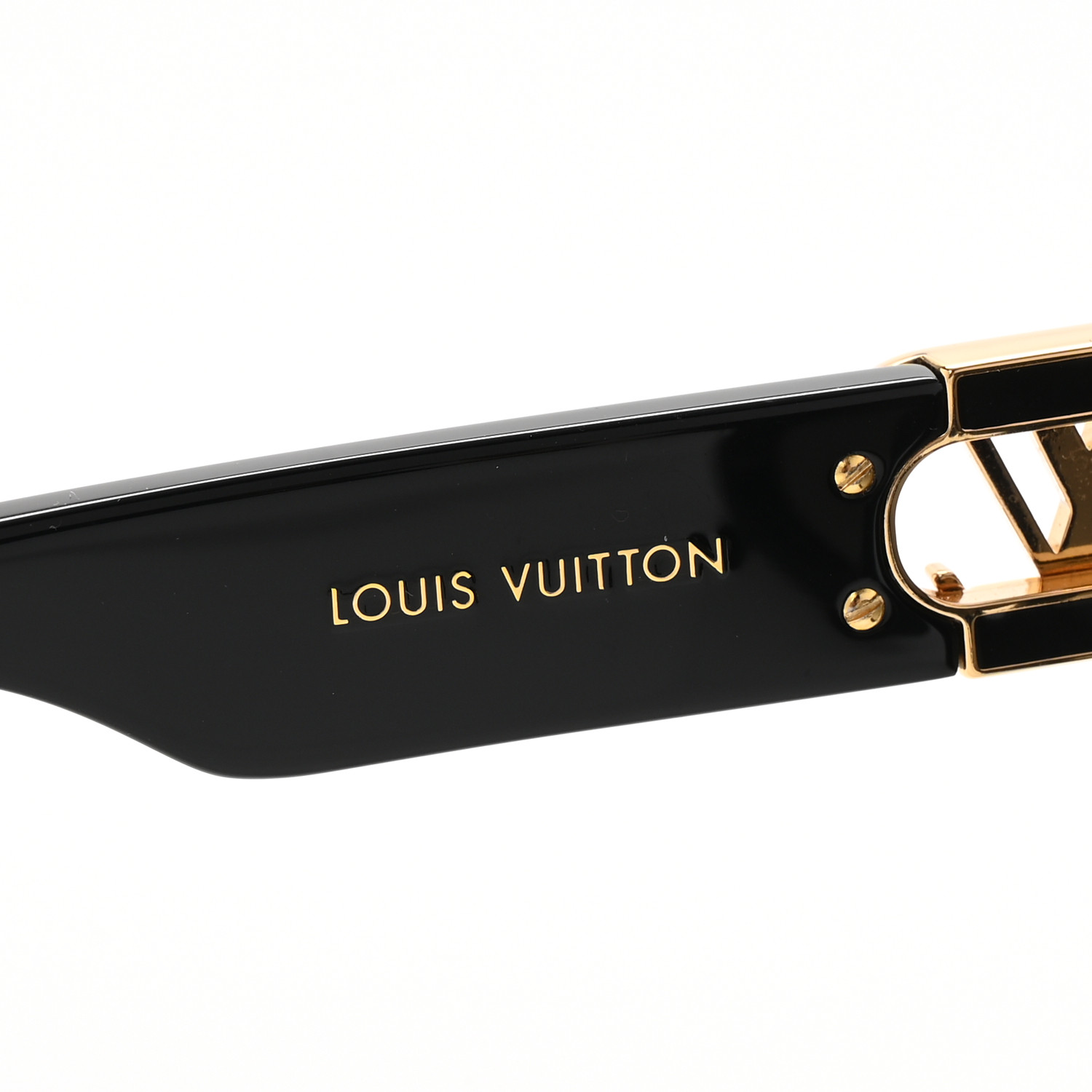LOUIS VUITTON Acetate LV Link PM Square Sunglasses Z1566W