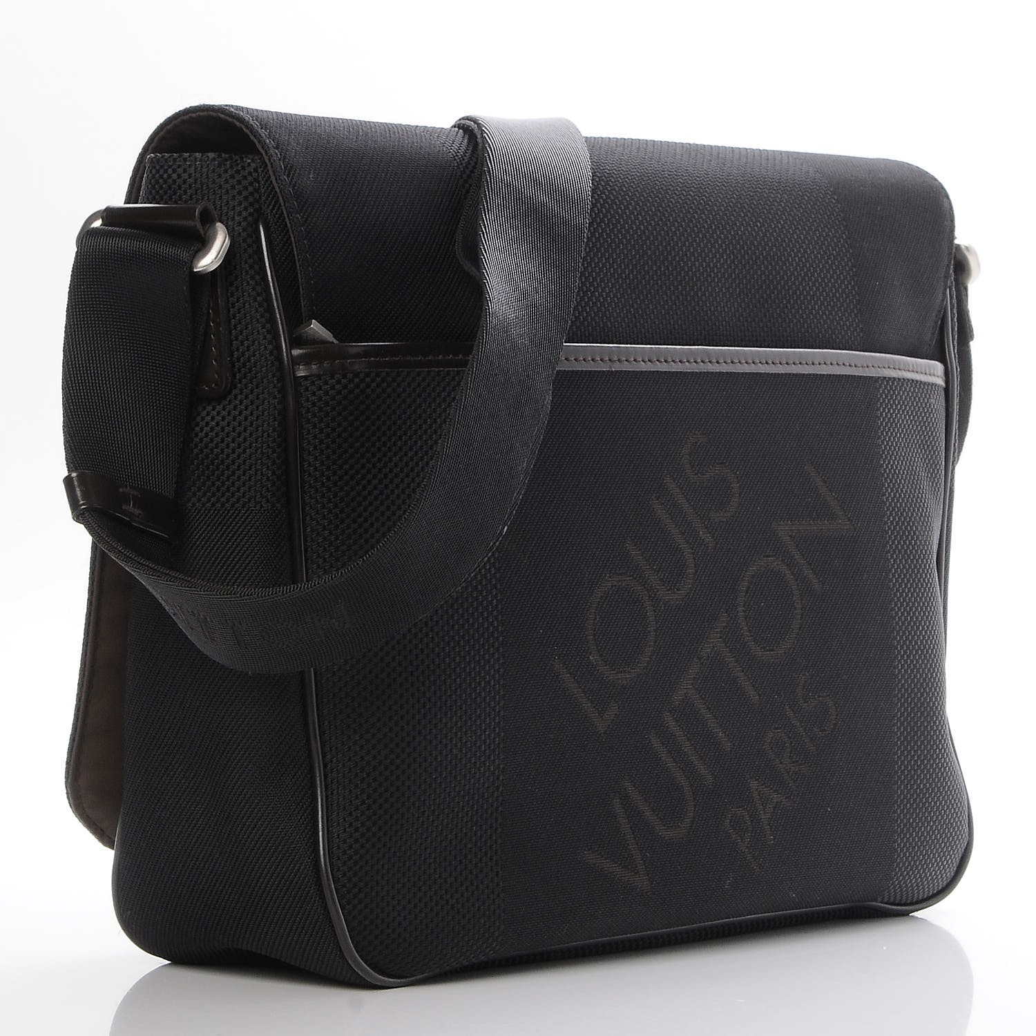 LOUIS VUITTON Damier Geant Petit Messenger Bag Black VI5008