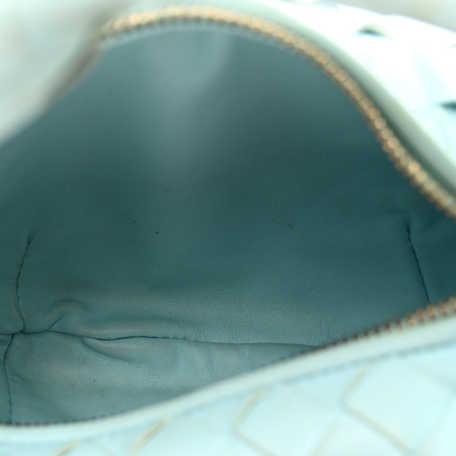 BOTTEGA VENETA Nappa Intrecciato Mini Jodie Teal Washed