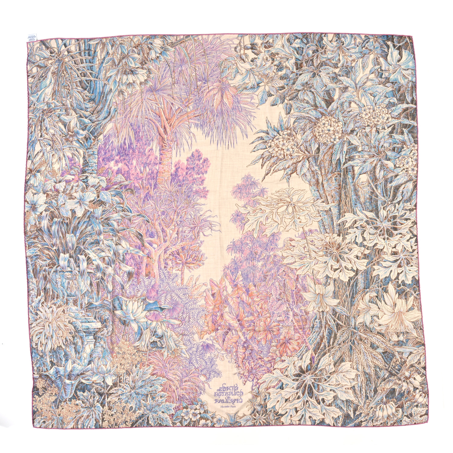 HERMES お洒落 カレジュアン 上品 All'Orto Botanico di Palermo All'Orto Botanico di Palermo shawl 140 | Hermès USA