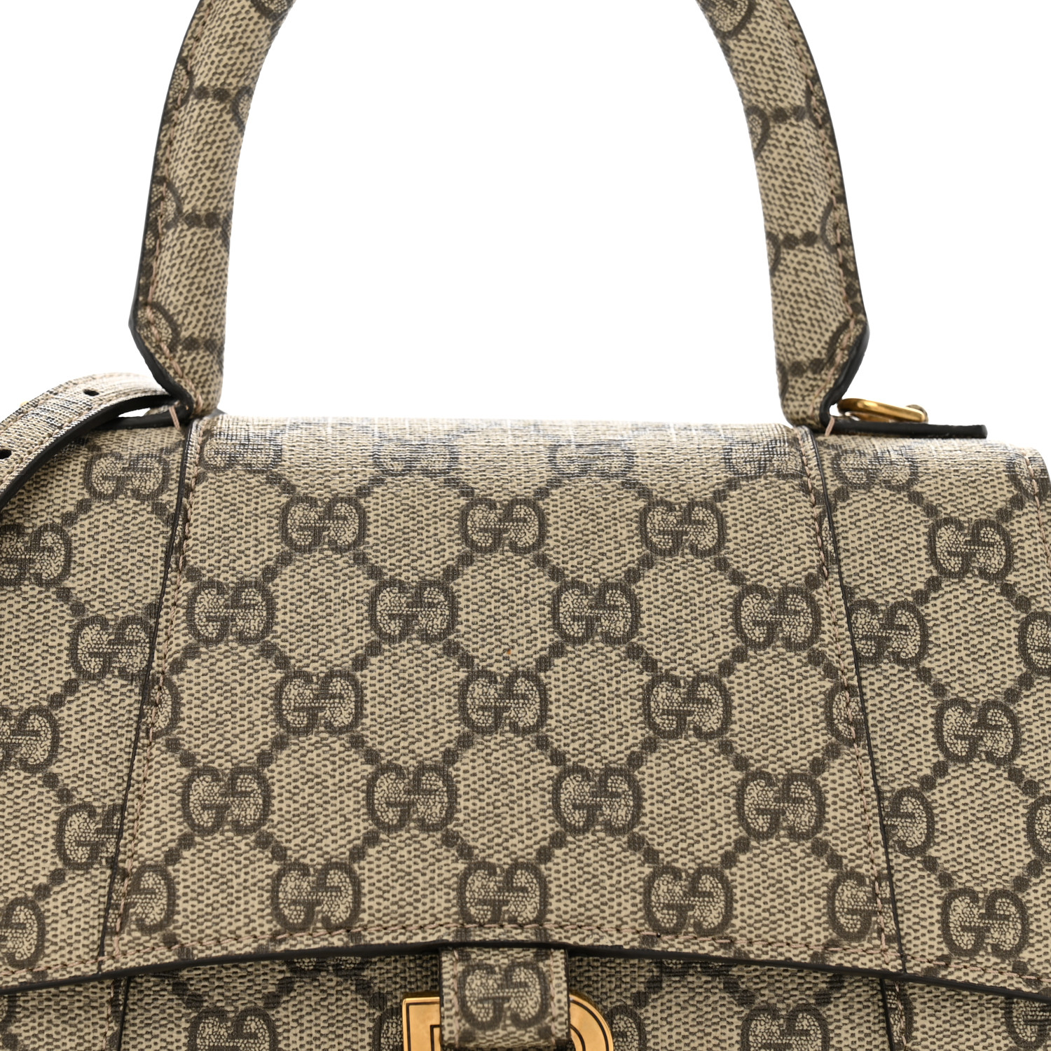 SALE☆稀少GUCCI & BALENCIAGA☆GGモノグラムホーボーバッグ BALENCIAGA X GUCCI GG Supreme Monogram Small Hourglass Top