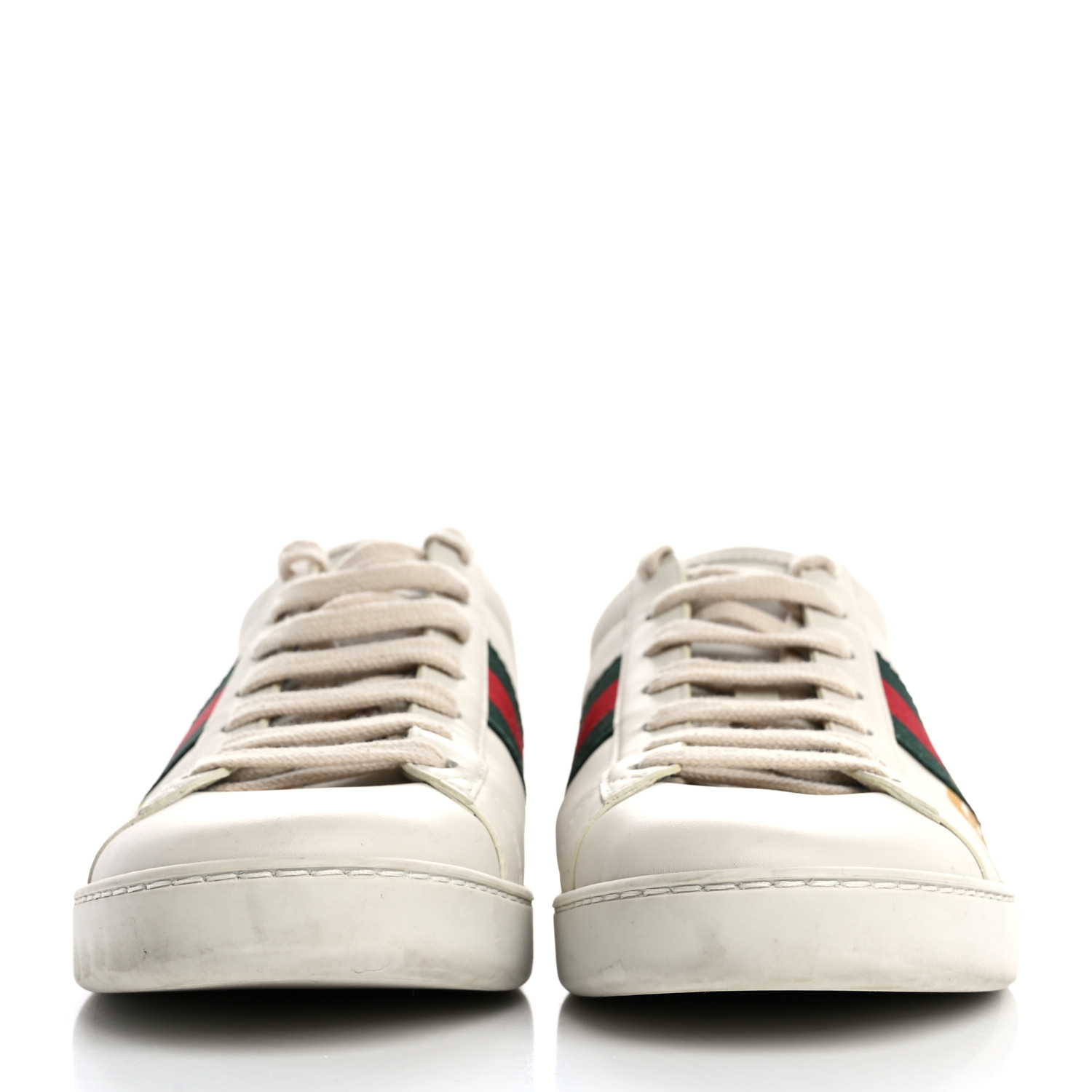 GUCCI X SEGA Calfskin Ayers Web Guccy Womens Ace Sneakers