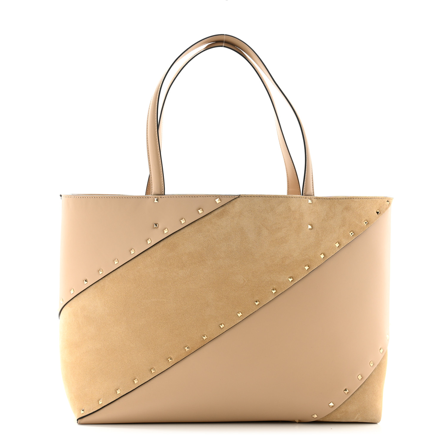 Valentino Garavani Beige Suede ベルトバッグ Valentino Garavani Nellcôte Suede Belt Bag for Man in Havana