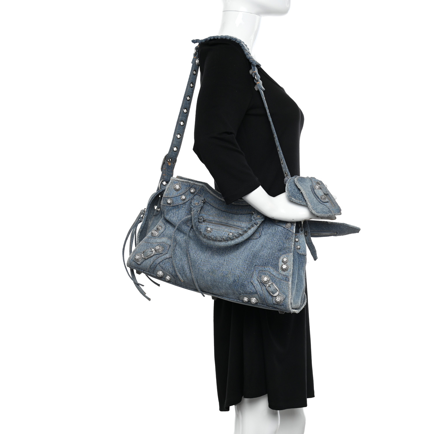 BALENCIAGA シティ City leather handbag Balenciaga Metallic in Leather - 39593273