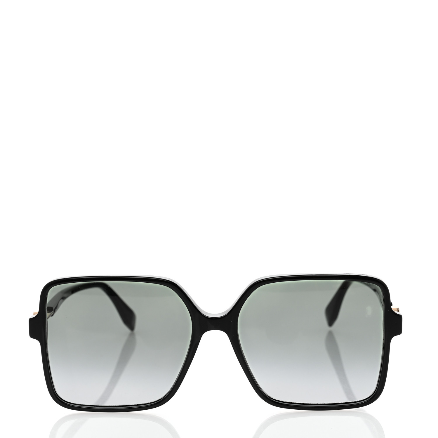 FENDI Square Sunglasses FF 0411/S Black 1239561 | FASHIONPHILE