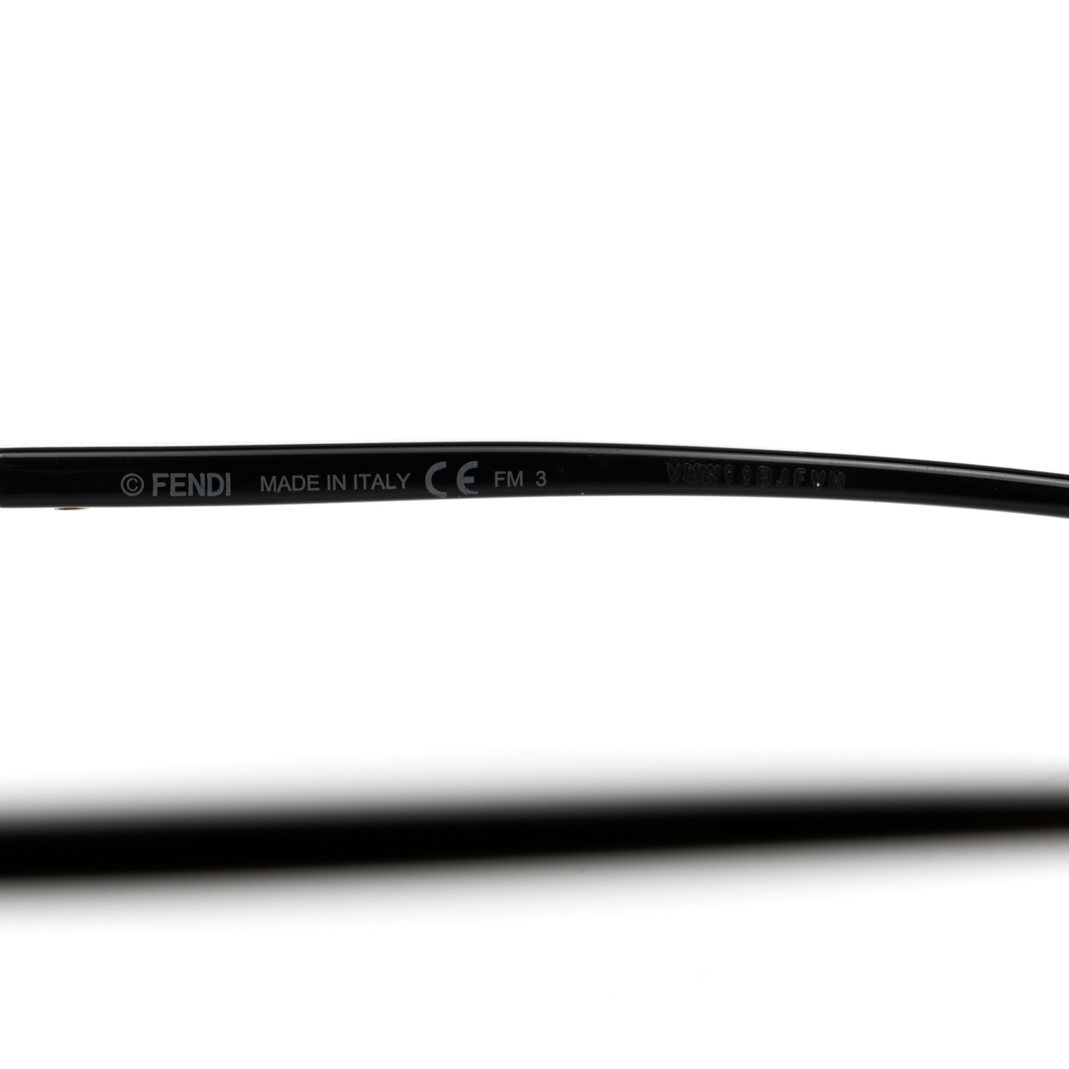 FENDI Square Sunglasses FF 0411/S Black 1239561 | FASHIONPHILE