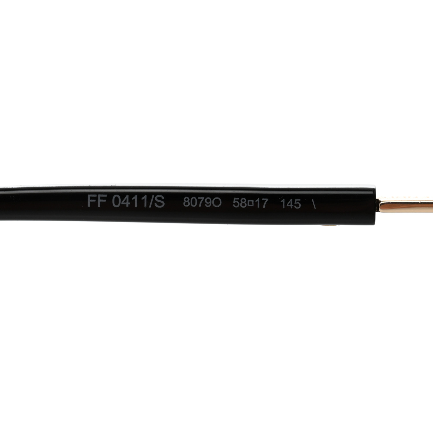 FENDI Square Sunglasses FF 0411/S Black 1239561 | FASHIONPHILE