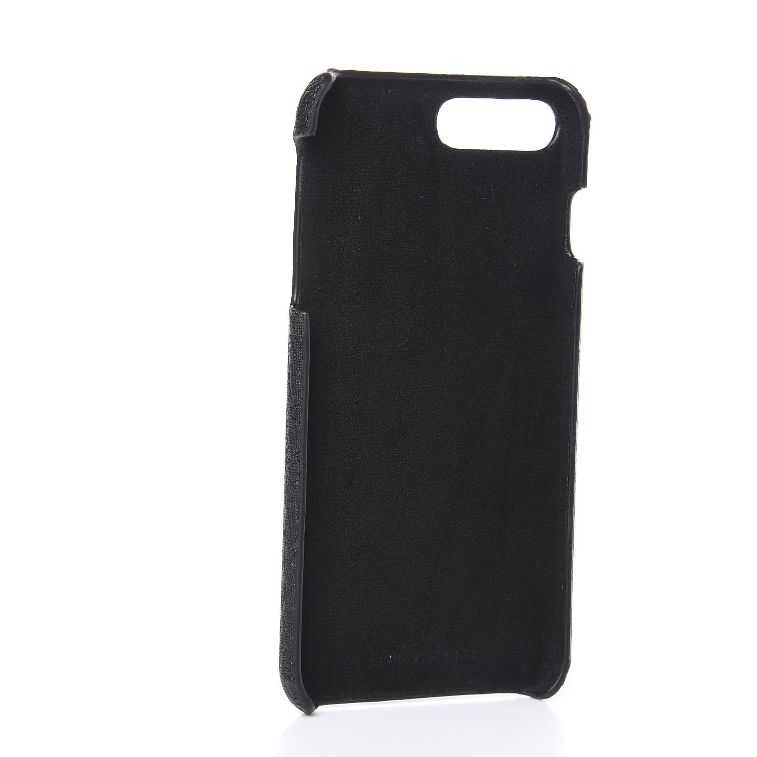 GUCCI Rubber Gucci Print iPhone 7/8 Plus Case Black 440296