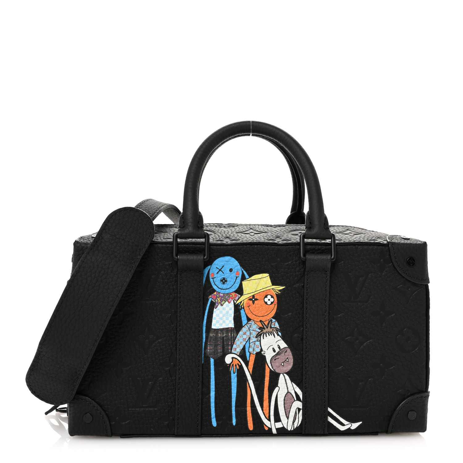 LOUIS VUITTON Taurillon Monogram Cartoon LV Friends Speedy