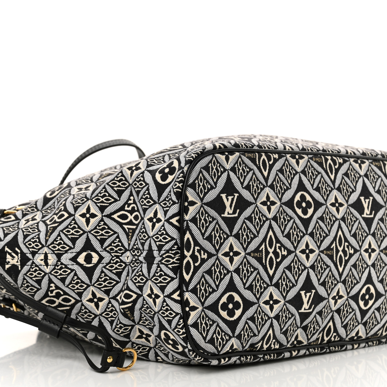 LOUIS VUITTON Jacquard Since 1854 Neverfull MM Grey 1655882