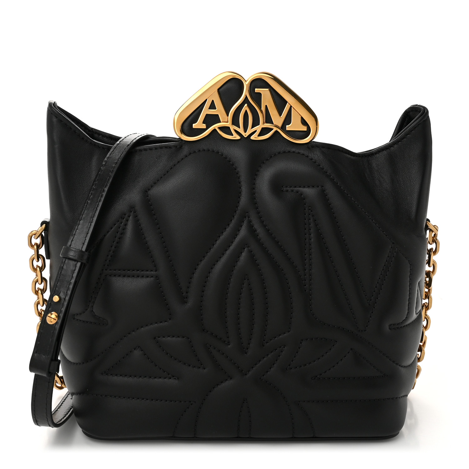 ショルダーバッグ・ポシェット Alexander Mcqueen The Seal Mini Quilted Nappa Shoulder Bag Alexander Mcqueen The Seal Mini Quilted Nappa Shoulder Bag
