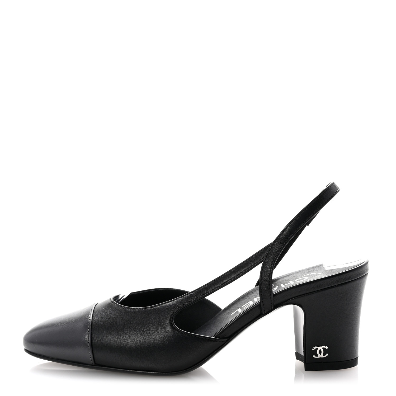 CHANEL Chanel Silver Metallic Patent Crumpled Calfskin Chevron