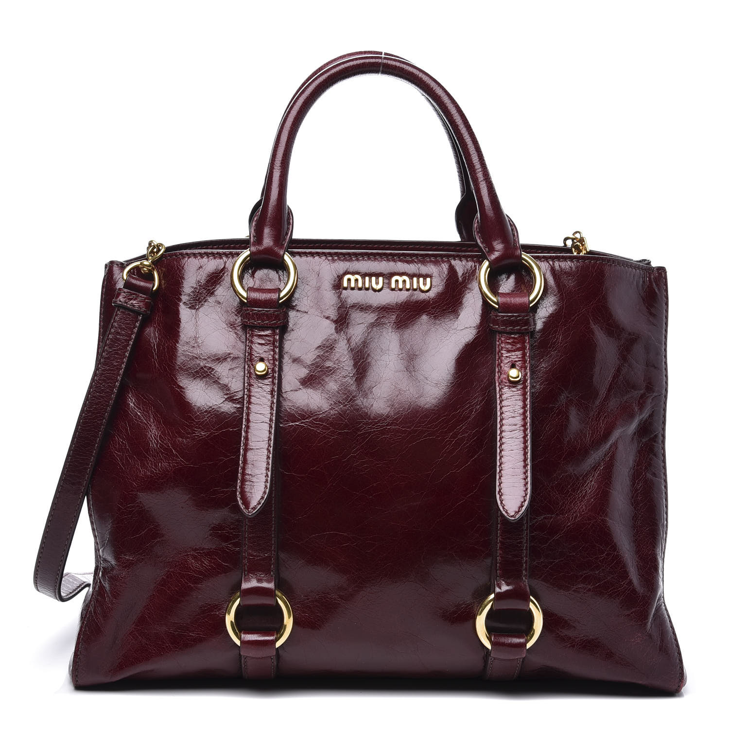 【美品】MIU MIU　マテラッセ　長財布　5M0506　AMARANTO 美品】MIU MIU マテラッセ 長財布 5M0506 AMARANTO