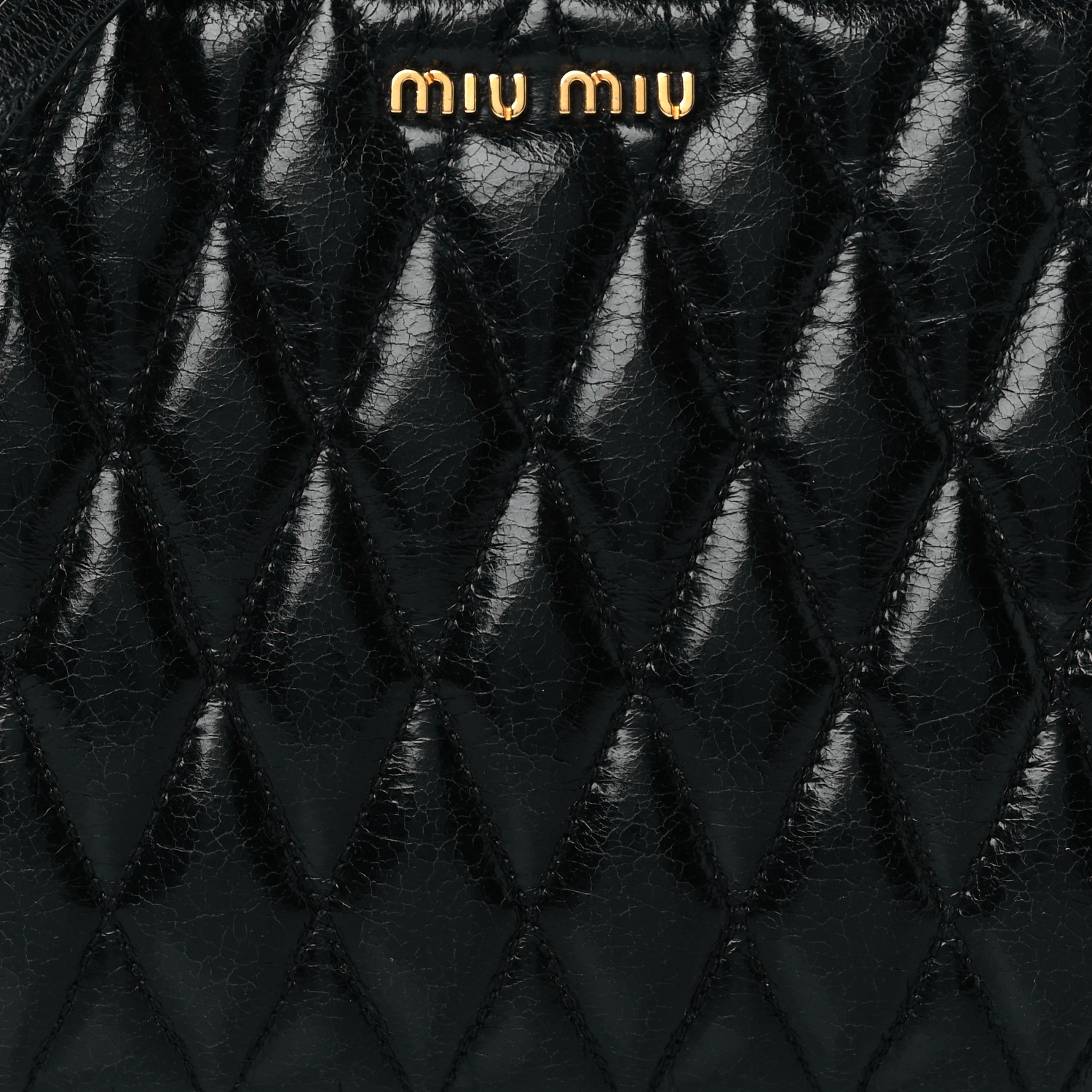 バッグ Miu Miu Vitello ShineTrapu Crossbody Bag MIU MIU Vitello Shine Trapu Zip Crossbody Bag Black 1085879