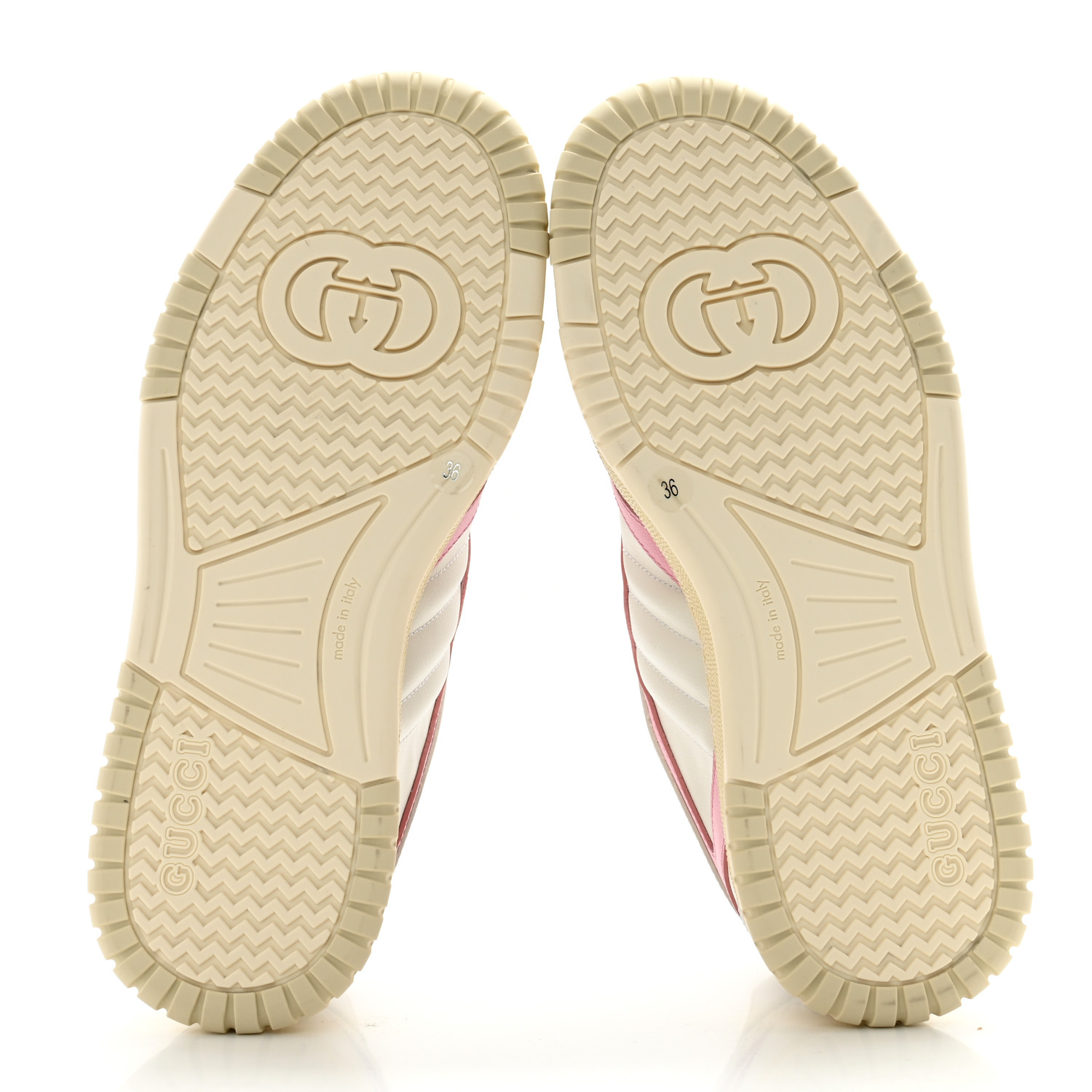 スニーカー Gucci Re-Web Sneaker White Pink (Women's) Gucci Re-Web Panelled Sneakers | Neutrals | FARFETCH