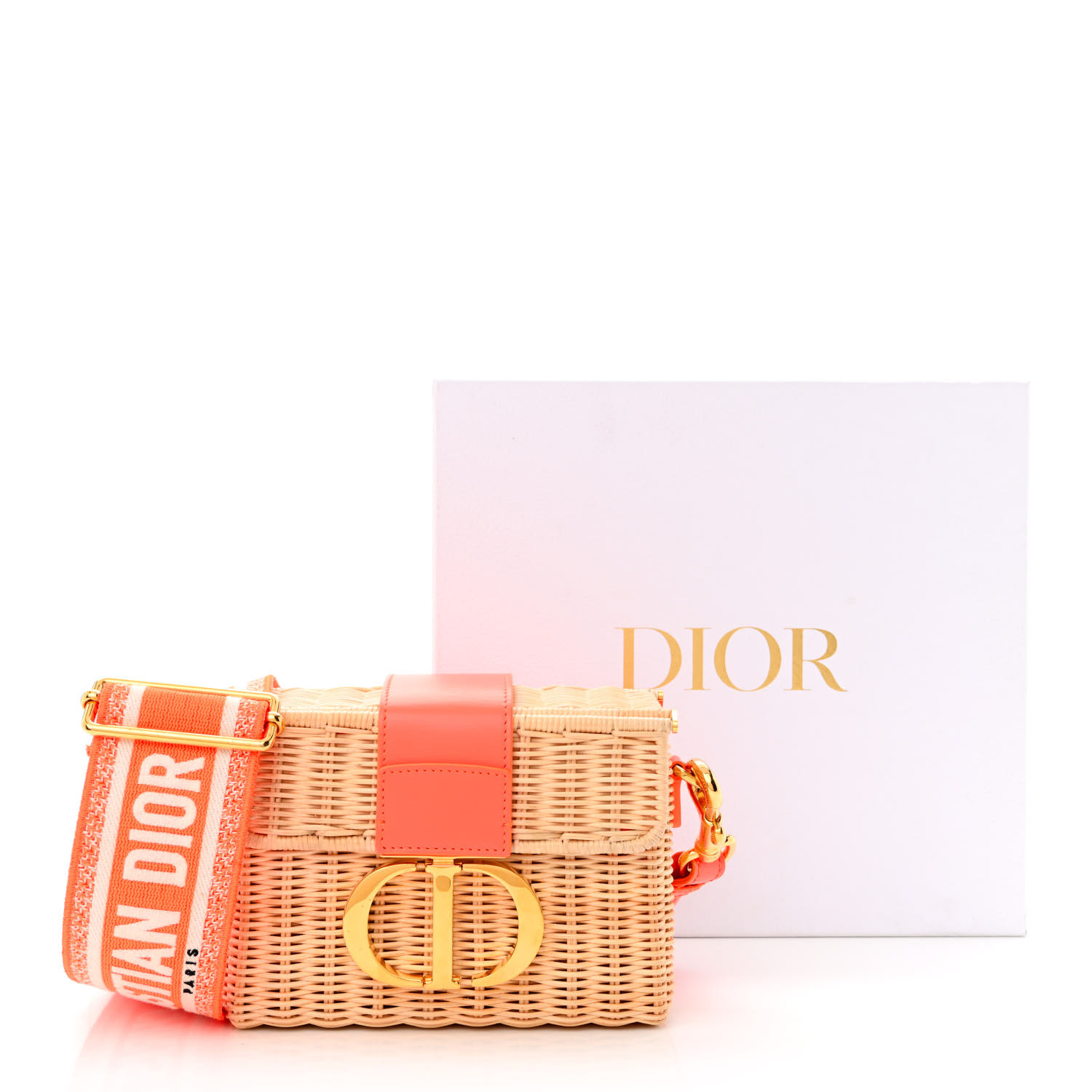 【ヴィンテージ】Rank:A☆Dior ORANGE MONTAIGNE MICRO 964936 ccb2b60bd3b8bde8d9e97560e6b096