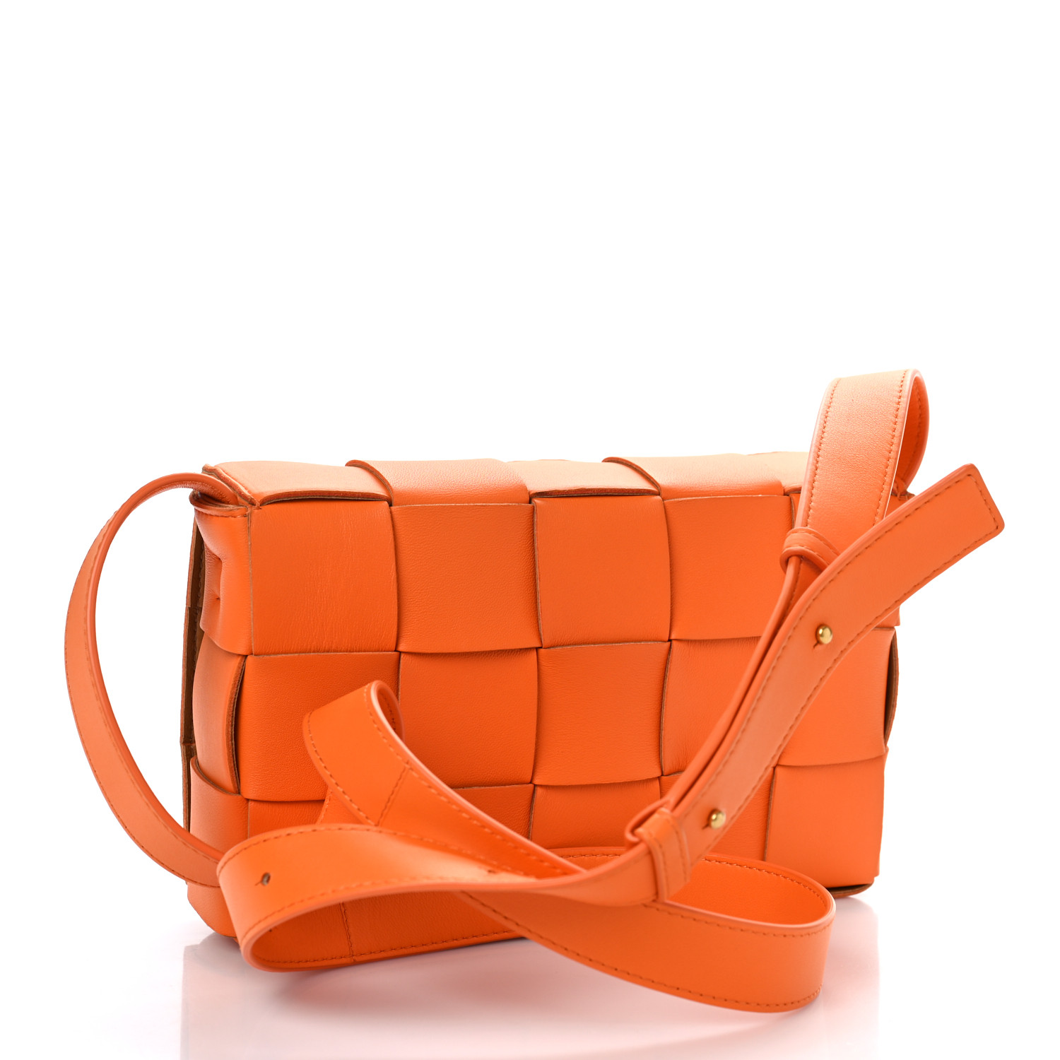 BOTTEGA VENETA◆イントレチャート バケット ハット TANGERINE ブラックイントレチャート フーラード ペーパーウェイト