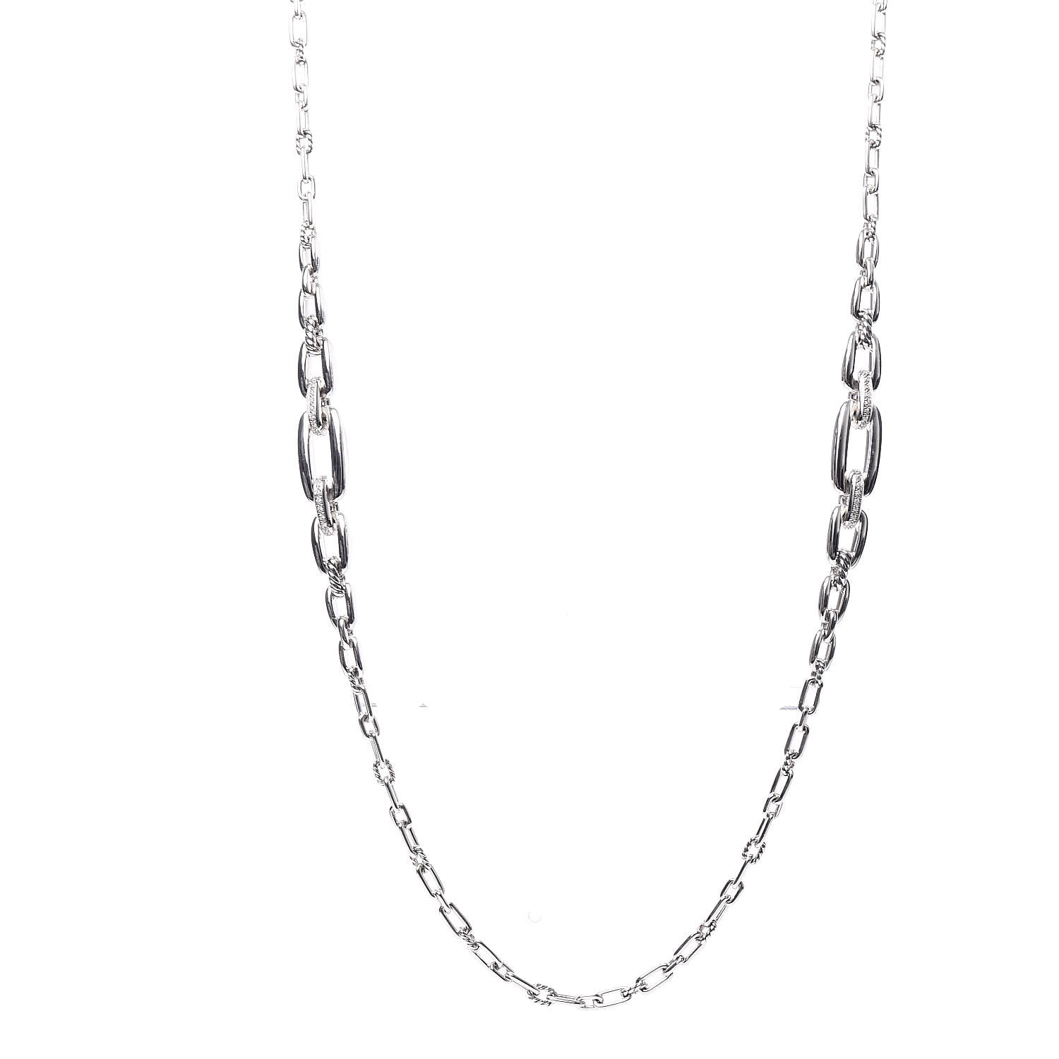 DAVID YURMAN Sterling Silver Diamond 