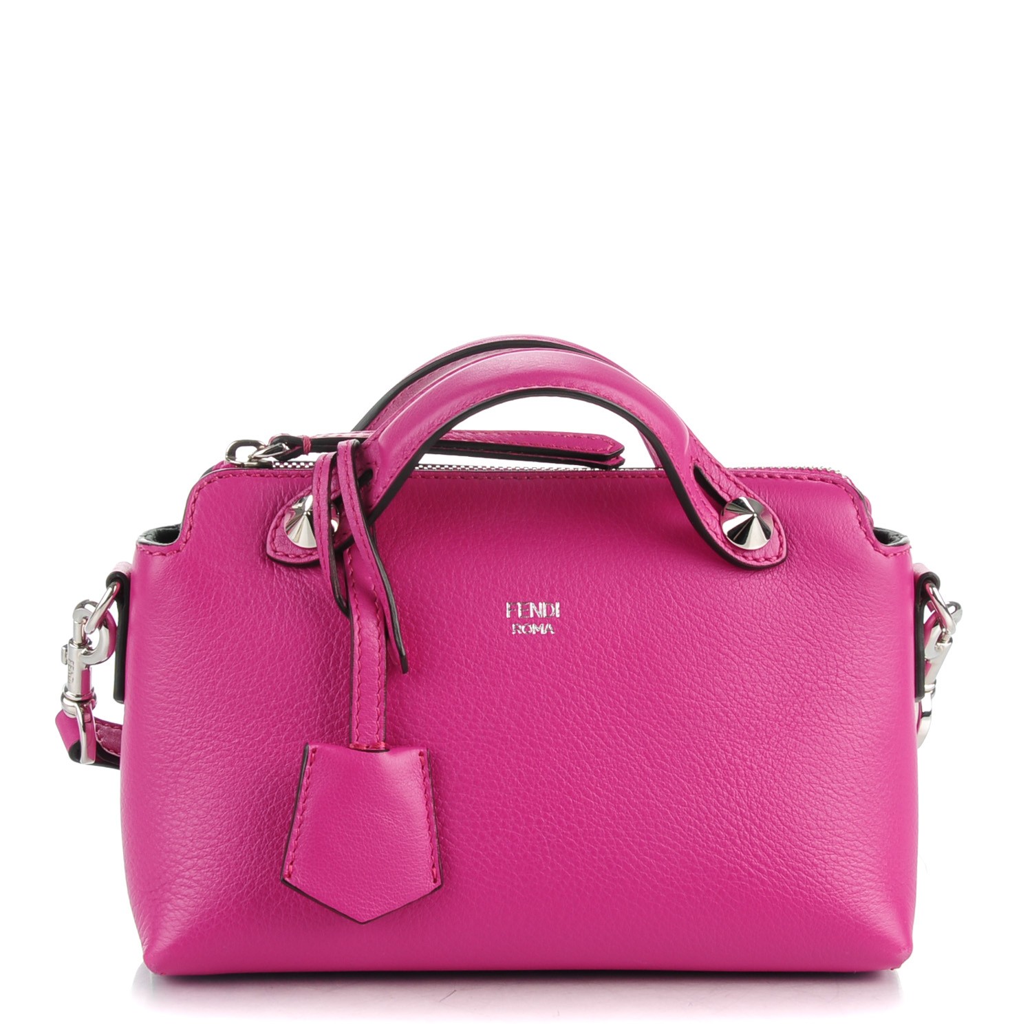 トートバッグ FENDI Embroidered Fabric Mini By The Way Handbag Fendi Embroidered Fabric Mini By The Way Handbag in Blue | Lyst