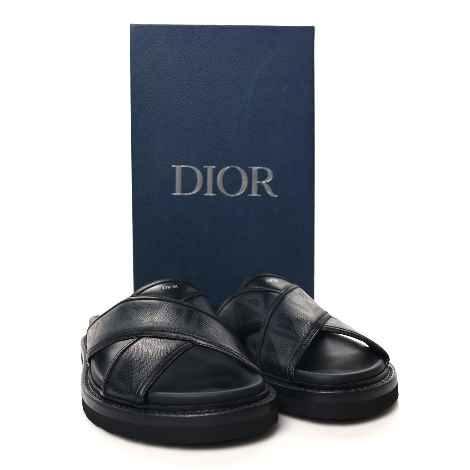 クリスチャンディオール CHRISTIAN DIOR Calfskin D-Dream 20mm Belt 75 30 Black