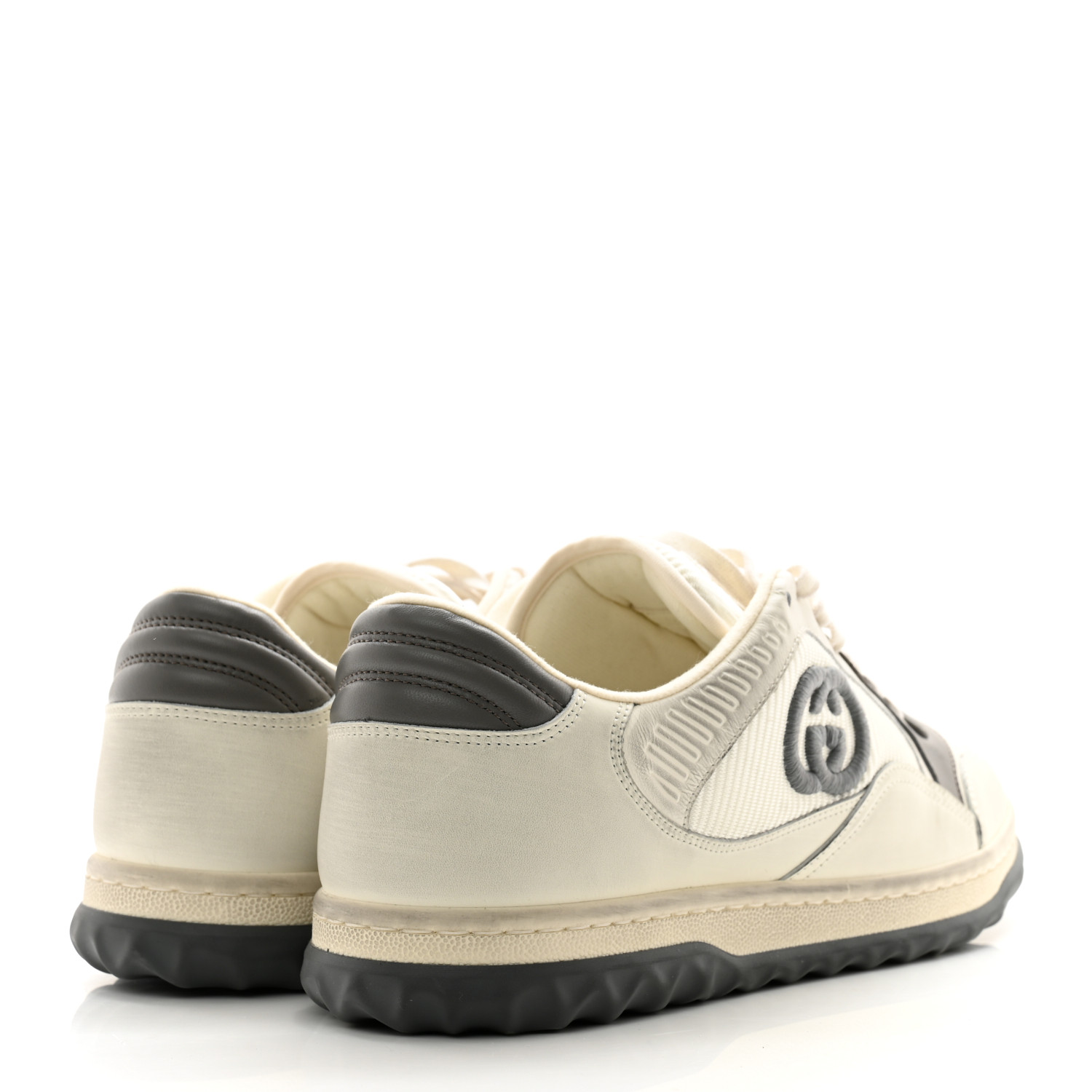 GUCCI Dali Soft Calfskin Mens Mac80 Sneakers 10 Off White