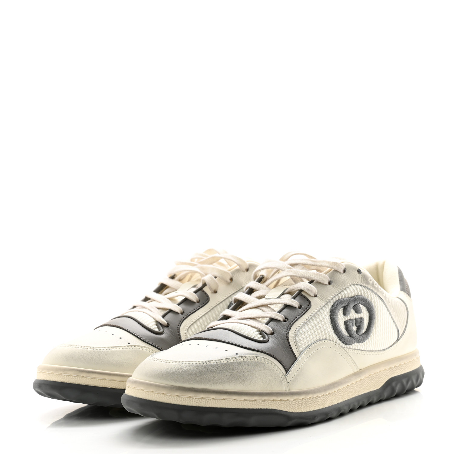GUCCI Dali Soft Calfskin Mens Mac80 Sneakers 10 Off White