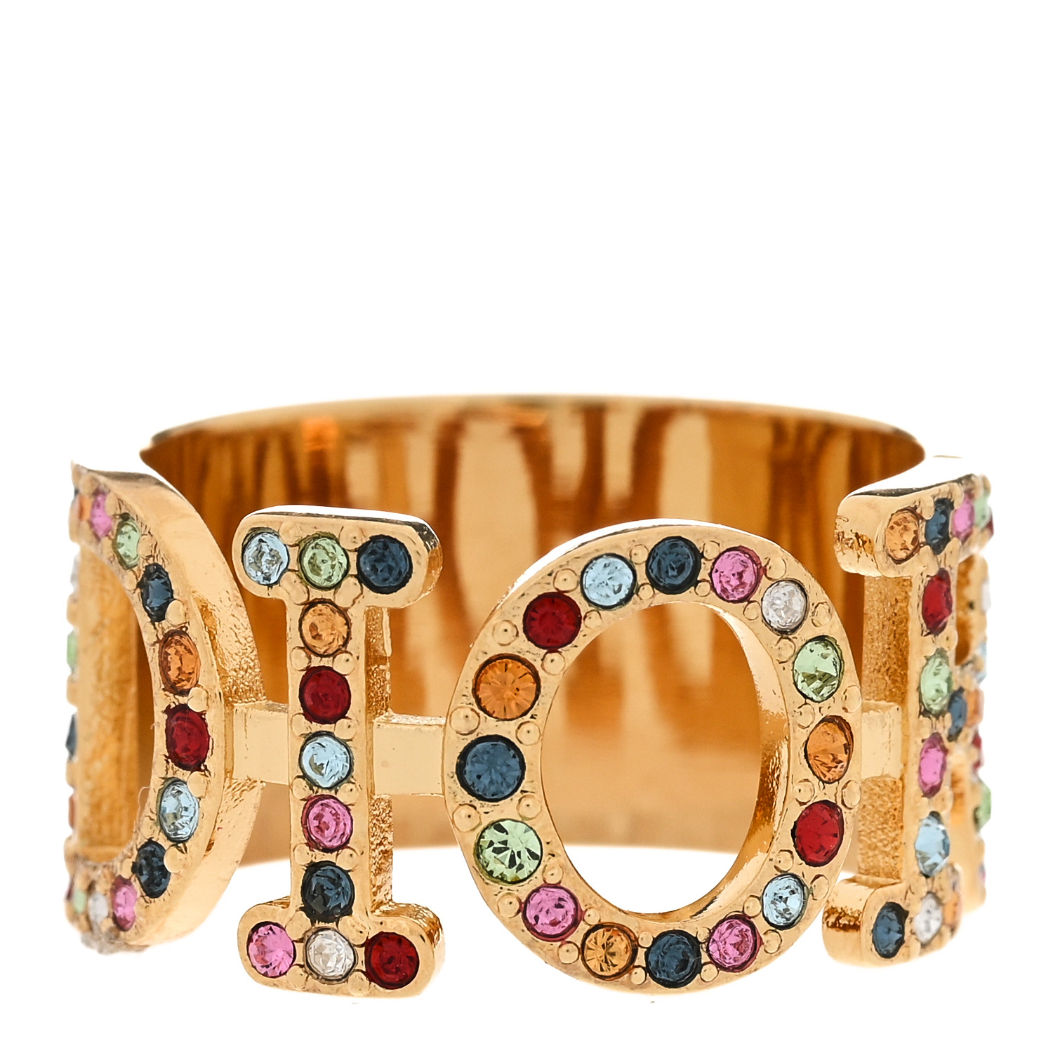 【Dior】 DIO(R)EVOLUTION RING 指輪 クリスタル CHRISTIAN DIOR Metal Crystal DIO(R)EVOLUTION Ring 50 5.25