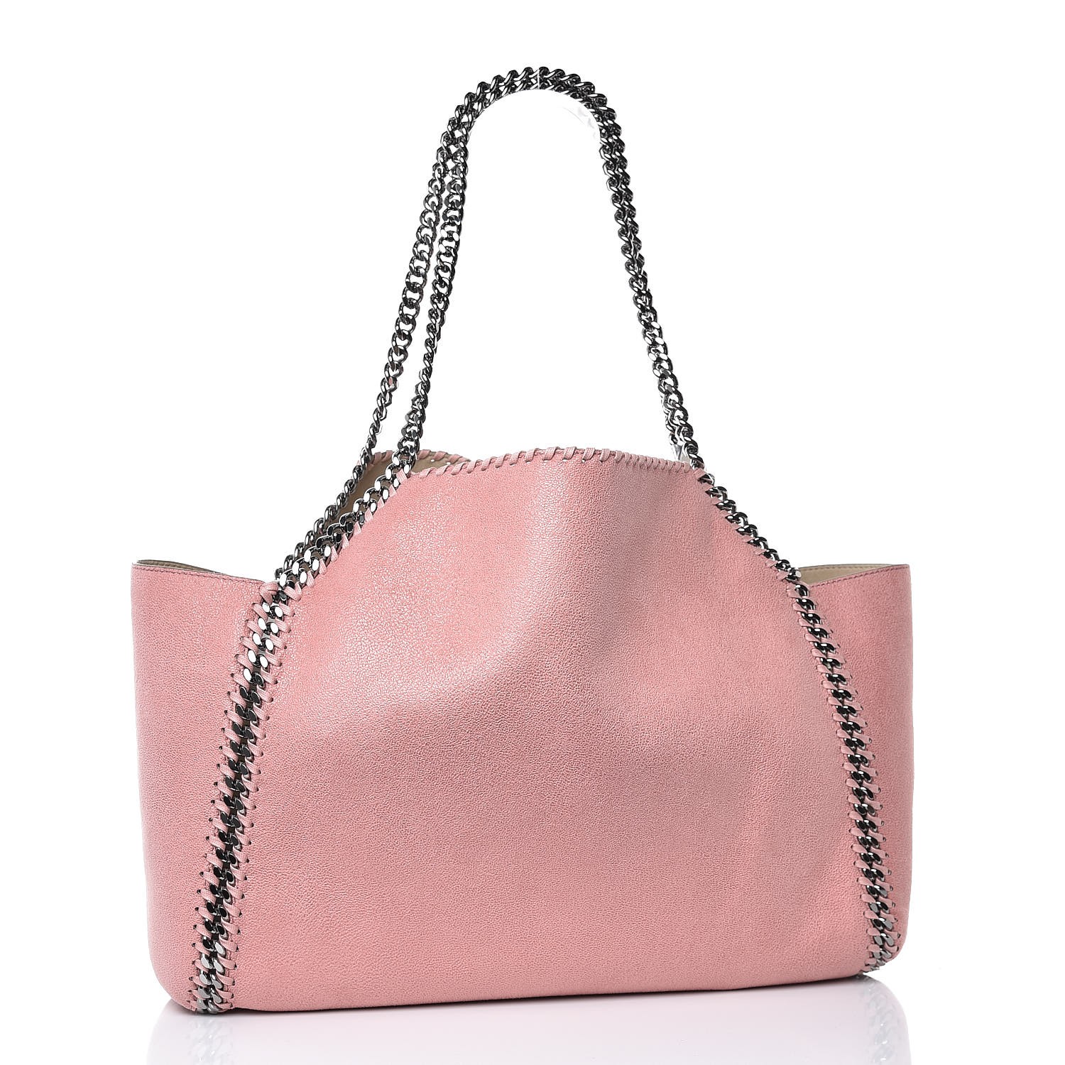 STELLA MCCARTNEY Shaggy Deer Falabella Reversible Tote Blush Pink ...