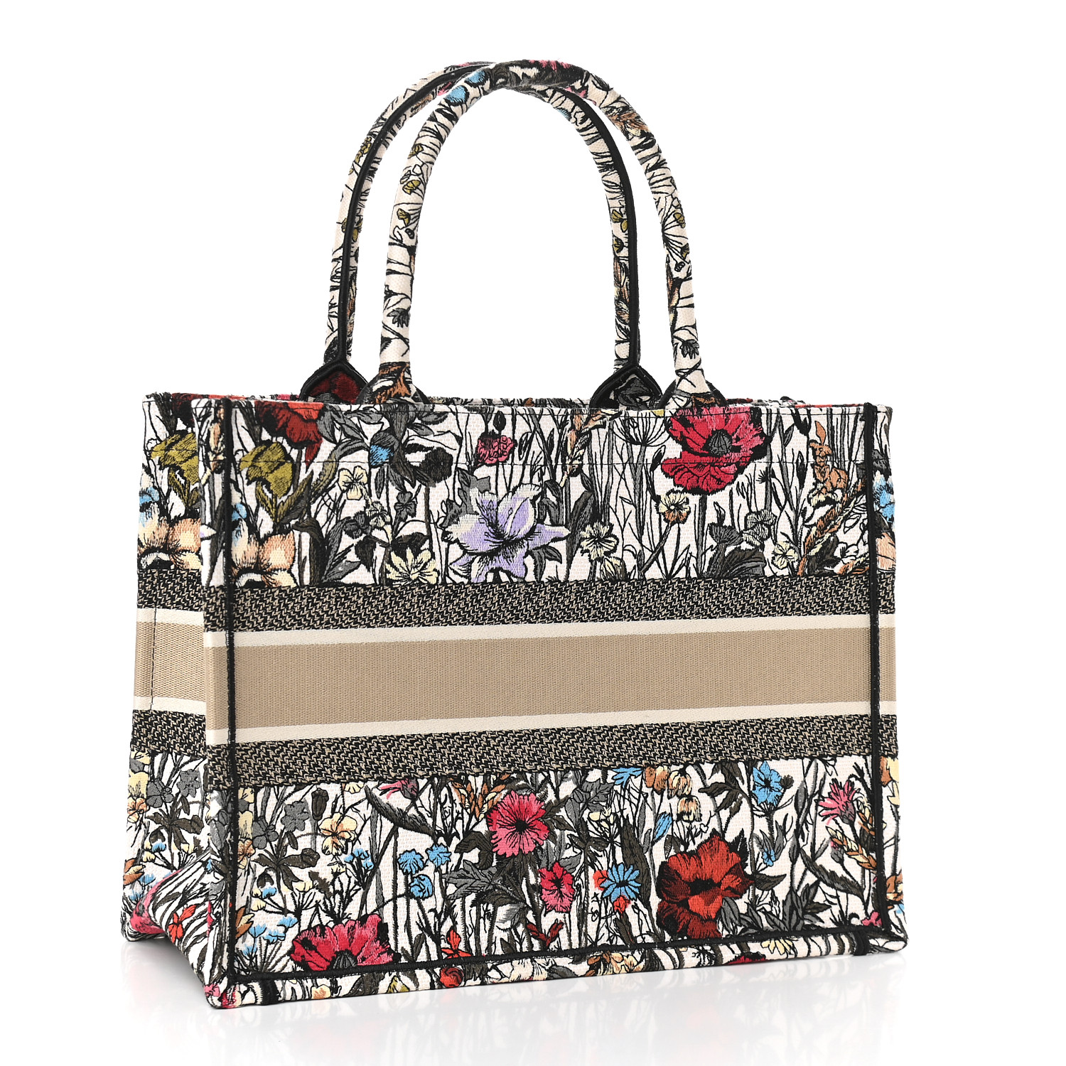 Dior＊チュイルリー CHRISTIAN DIOR Canvas Toile De Jouy Embroidered Large Book