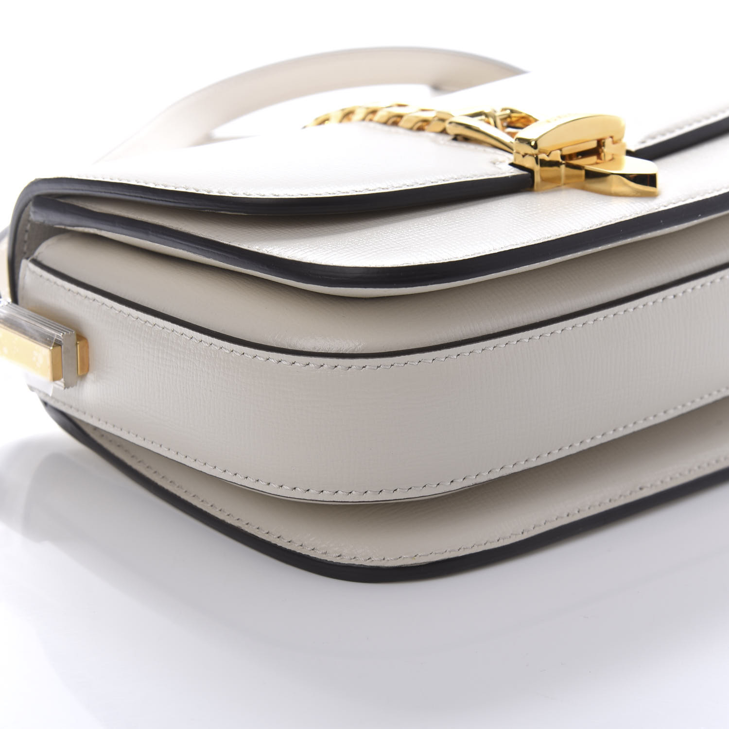 【GUCCI】Sylvie 1969 Mini Shoulder Bag Mystic White Gucci Sylvie Mini Chain Bag in Mystic White — UFO No More