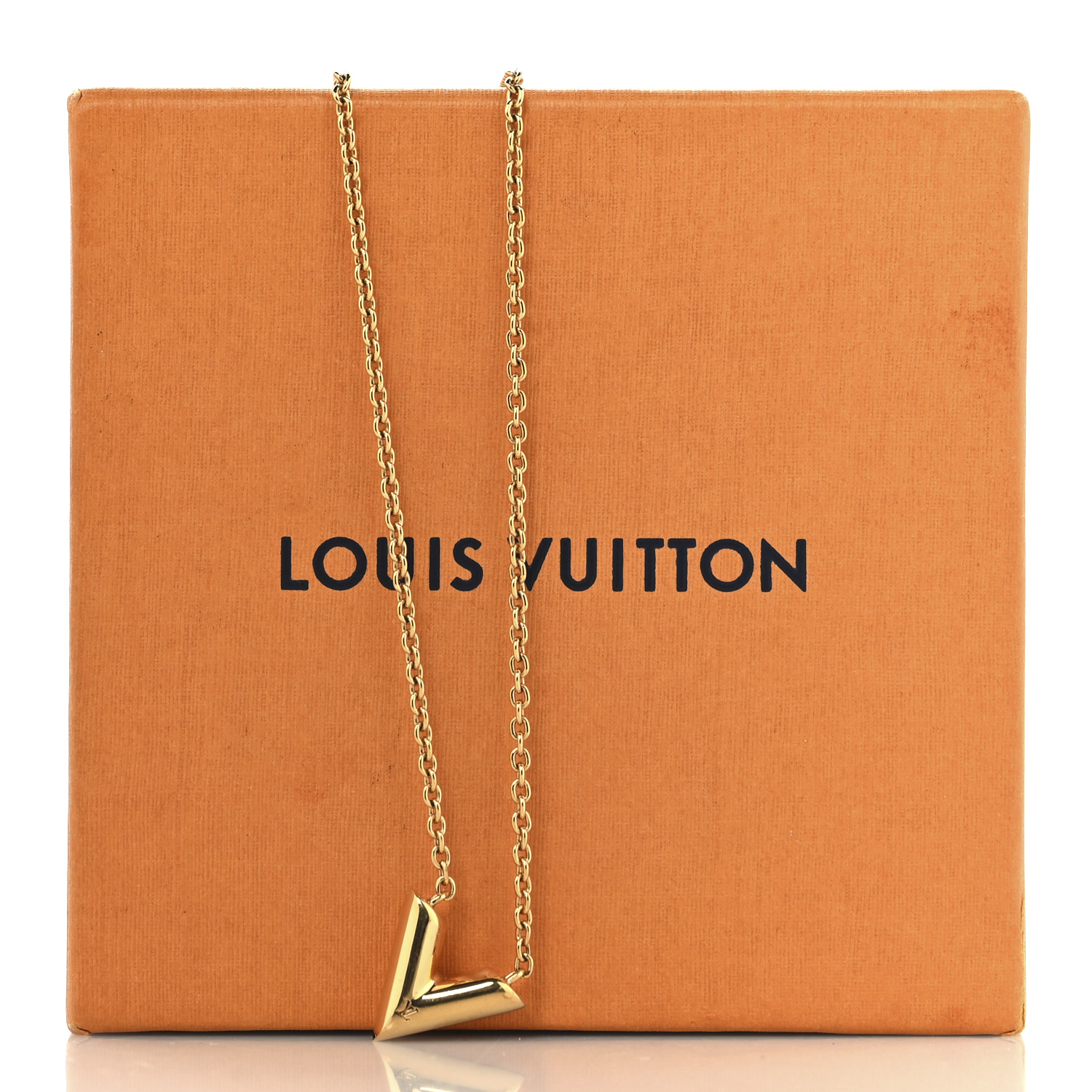 LOUIS VUITTON エッセンシャルv LOUIS VUITTON Essential V Necklace Gold 1693994 | FASHIONPHILE