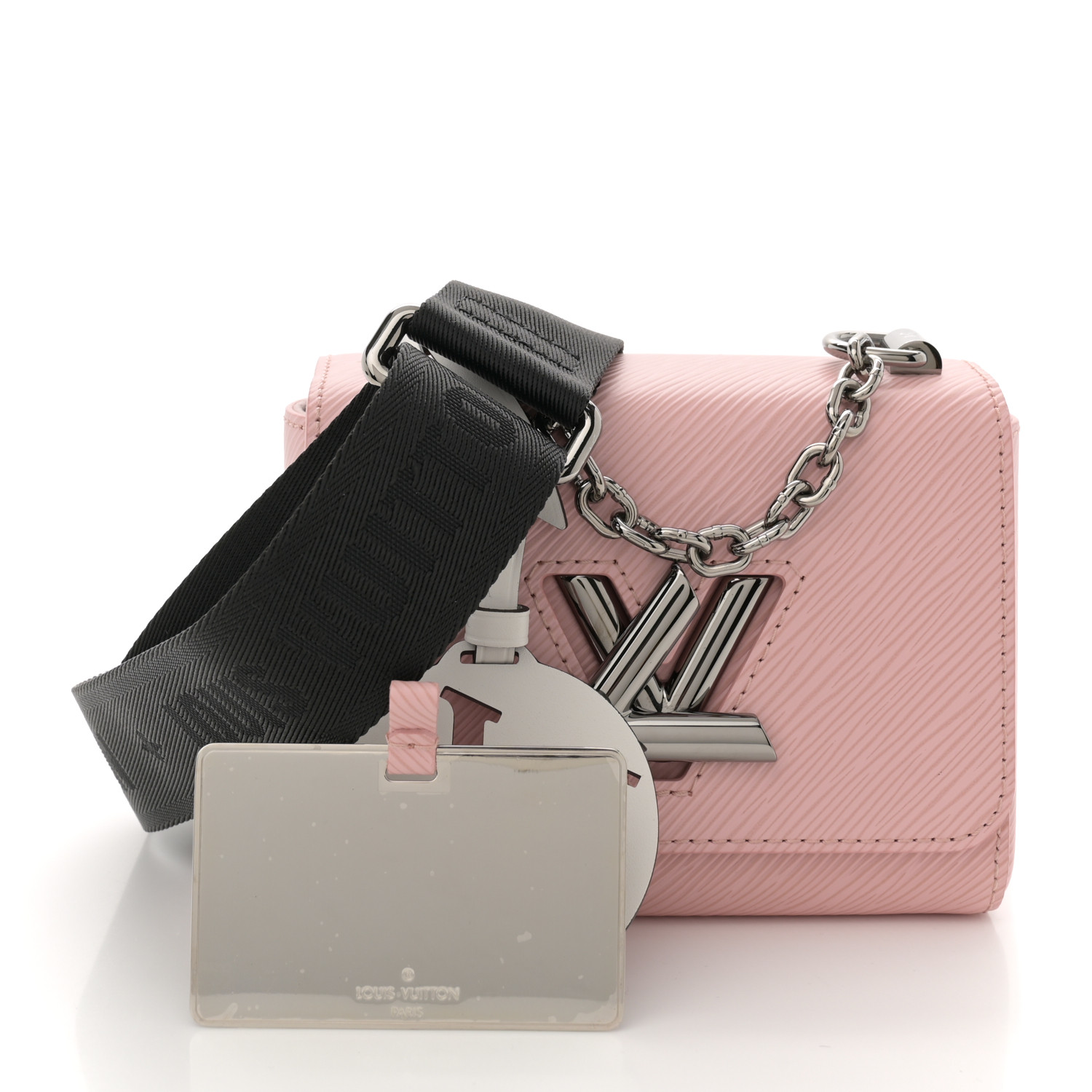 LOUIS VUITTON Epi Twist Shoulder Bag Mini Rose Ballerine