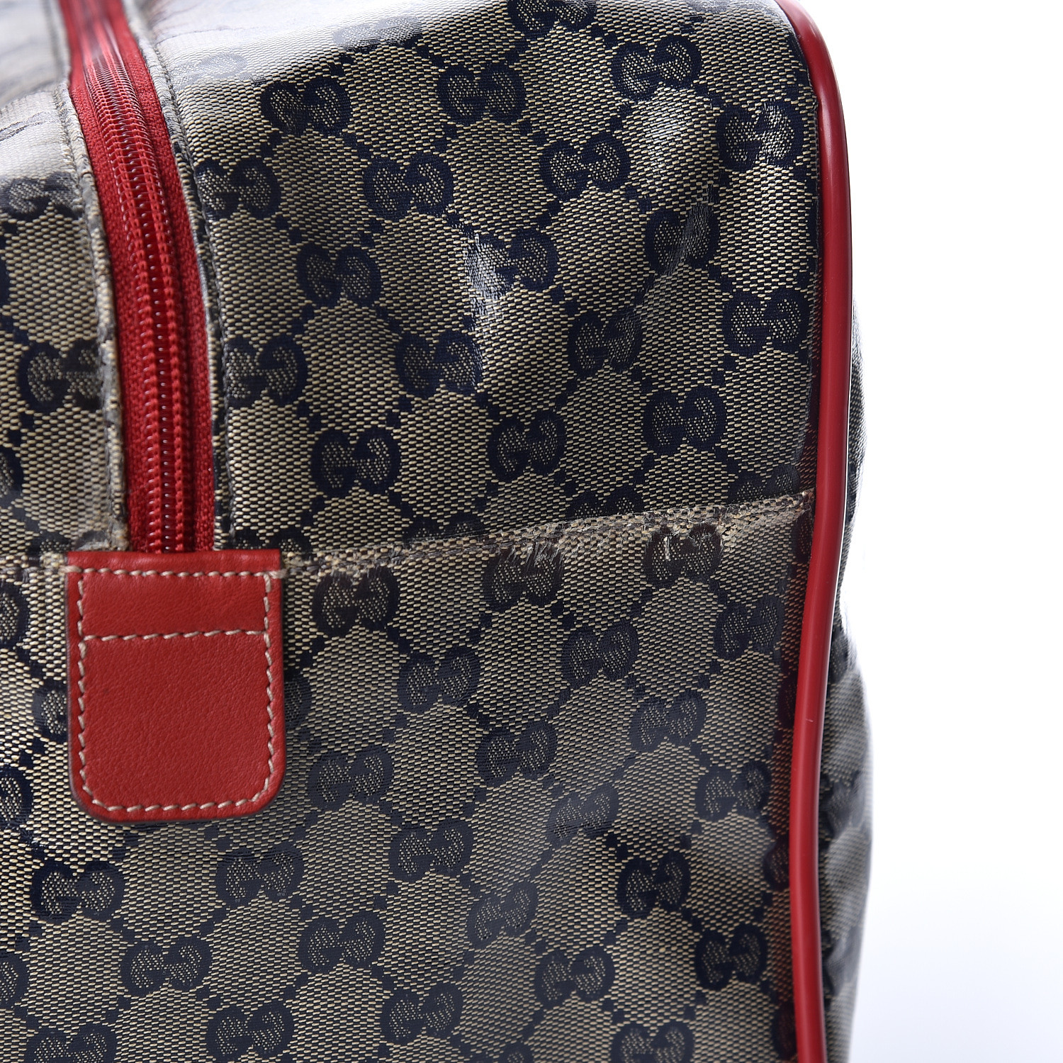 GUCCI Crystal Monogram Web Medium Collapsible Carry On Duffle ...