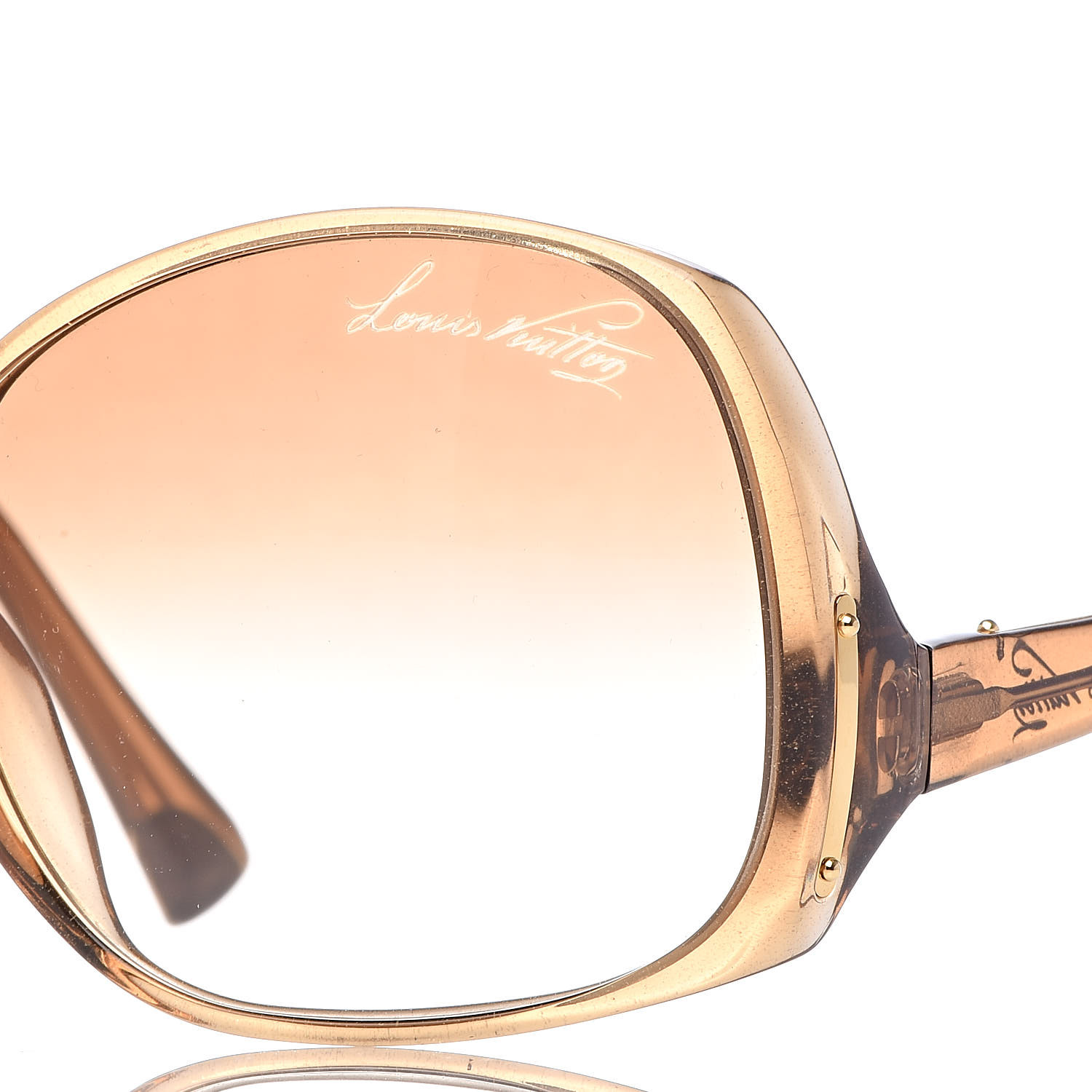 LOUIS VUITTON Gina Sunglasses Z0052W Light Glitter Honey