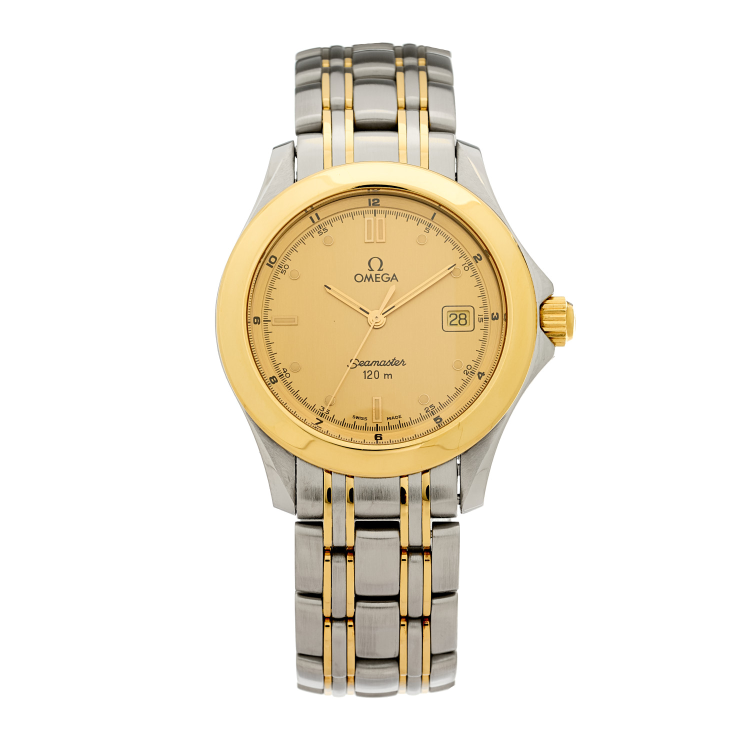 OMEGA Seamaster Quartz ゴールド 時計 Bonhams : Omega. A stainless steel and gold plated quartz