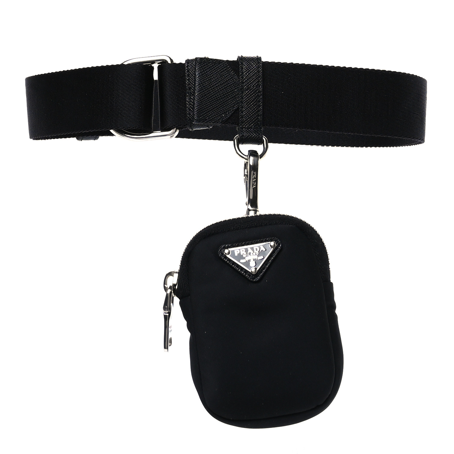 バッグ PRADA nylon belt bag Nylon belt bag in black - Prada | Mytheresa