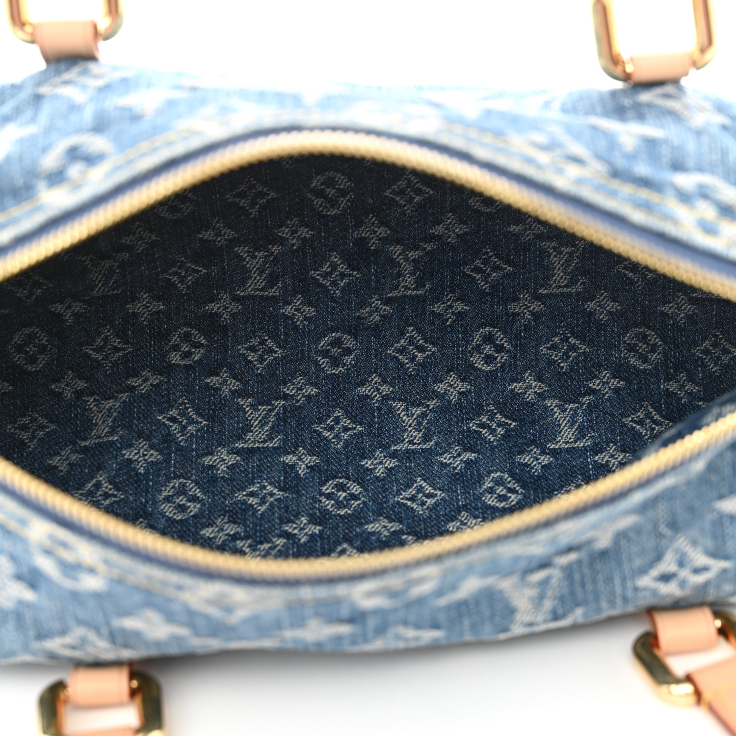LOUIS VUITTON Monogram Denim Papillon Denim Blue 1699690