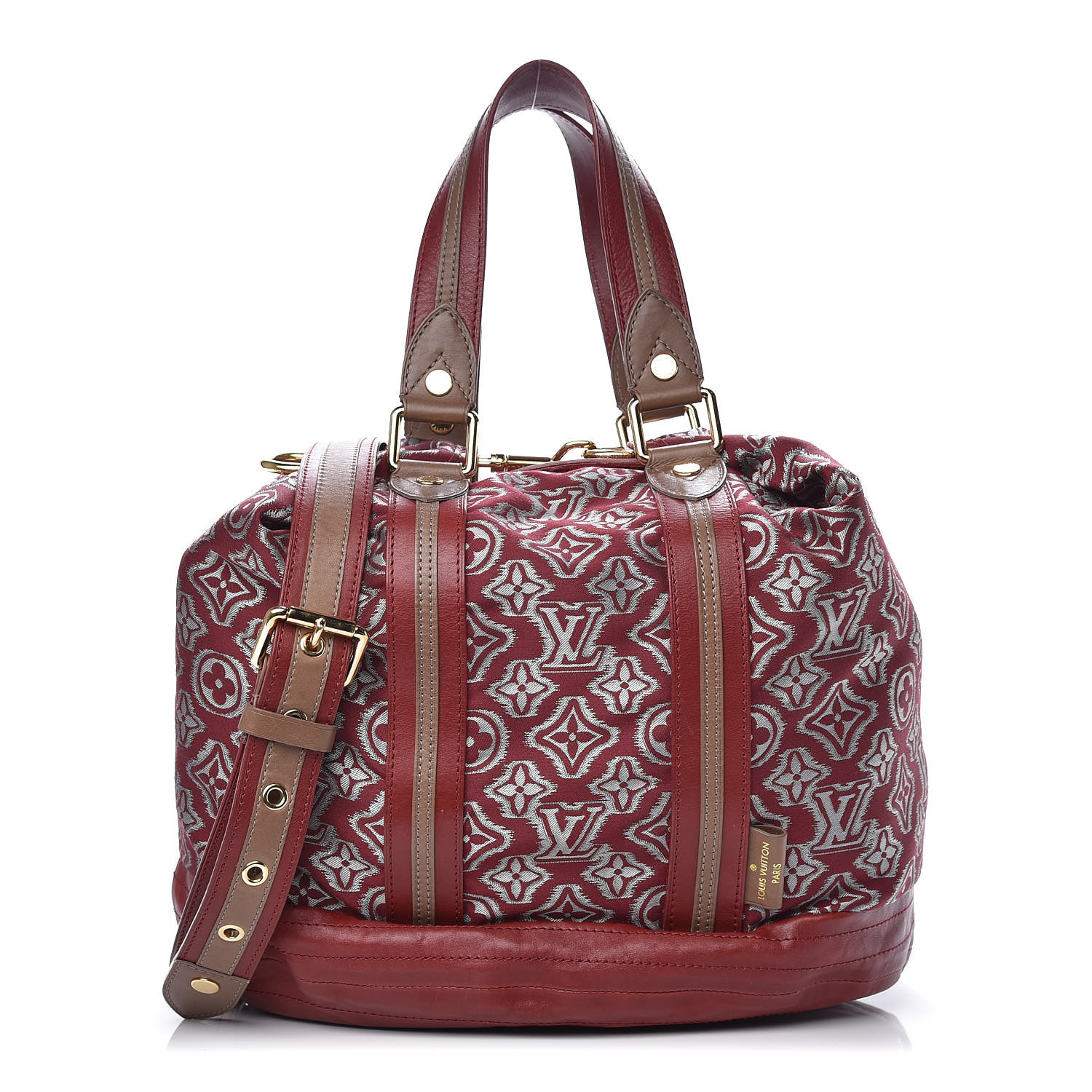 LOUIS VUITTON Jacquard Monogram Aviator Bordeaux 374919