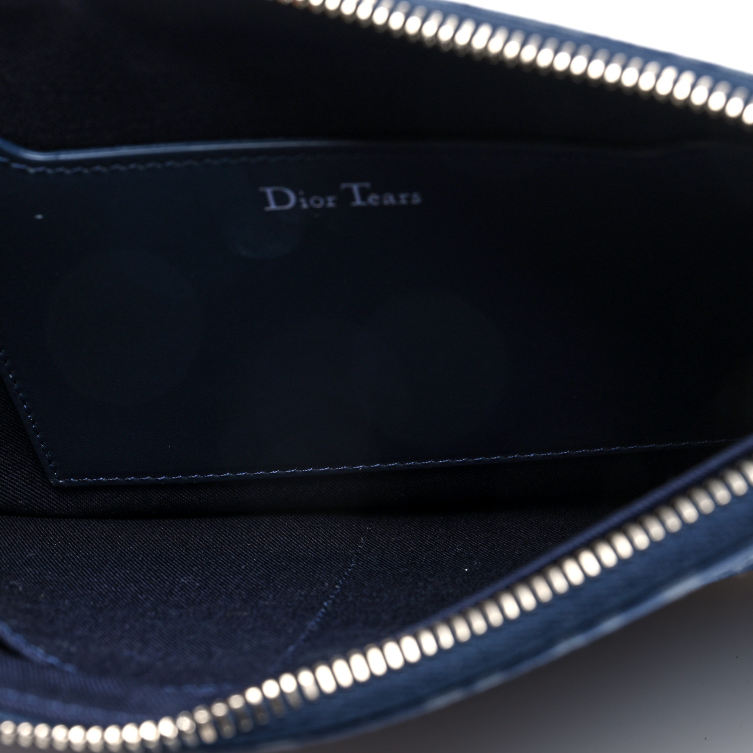 DIOR X ティアーズ デニム A5 オブリーク ポーチ d638a18c0a4cae9b3e61e5754ed742