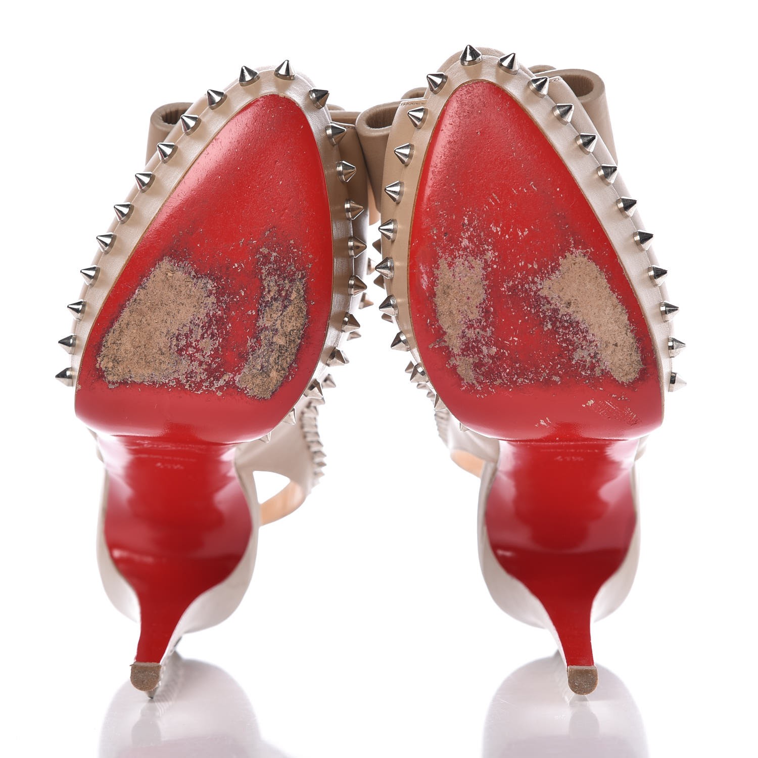 CHRISTIAN LOUBOUTIN Calfskin Lady Clou Spikes VIP 150 Pumps