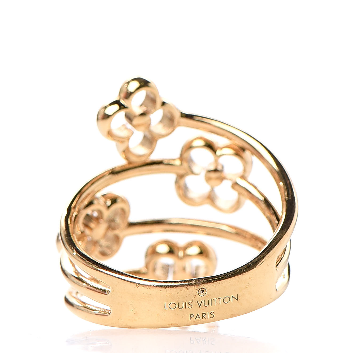 LOUIS VUITTON リング・フラワー フル ゴールド LOUIS VUITTON Flower Full Ring M Gold 504776 | FASHIONPHILE