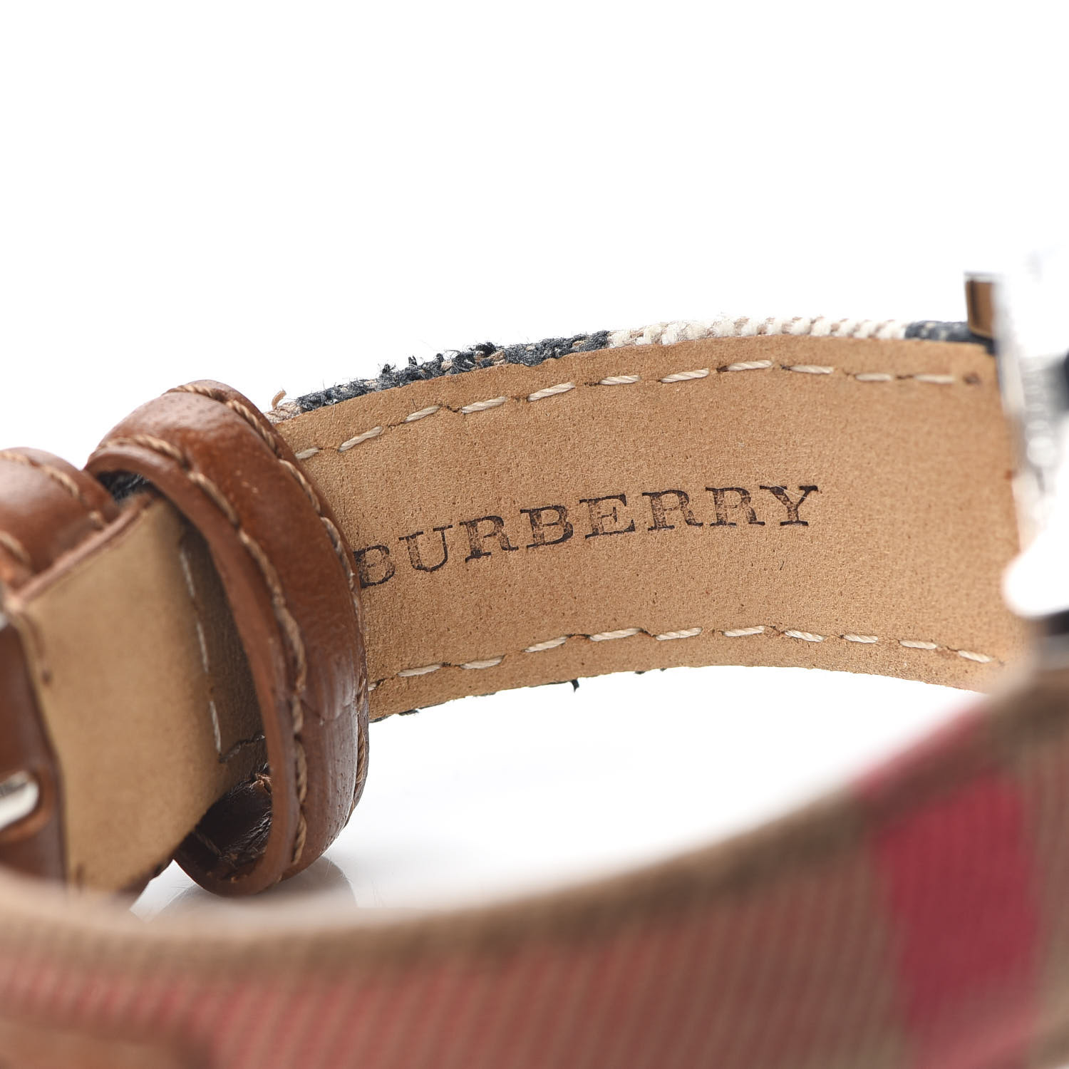 BURBERRY Stainless Steel Calfskin 38mm Utilitarian Quartz