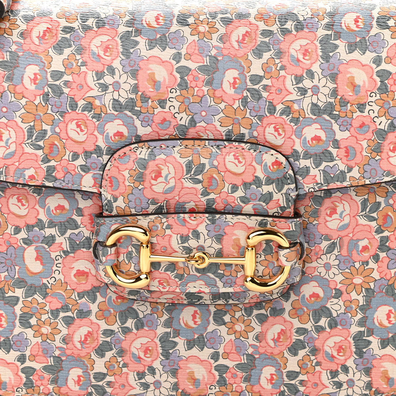 GUCCI X LIBERTY OF LONDON Textured Calfskin Infinity Abbey