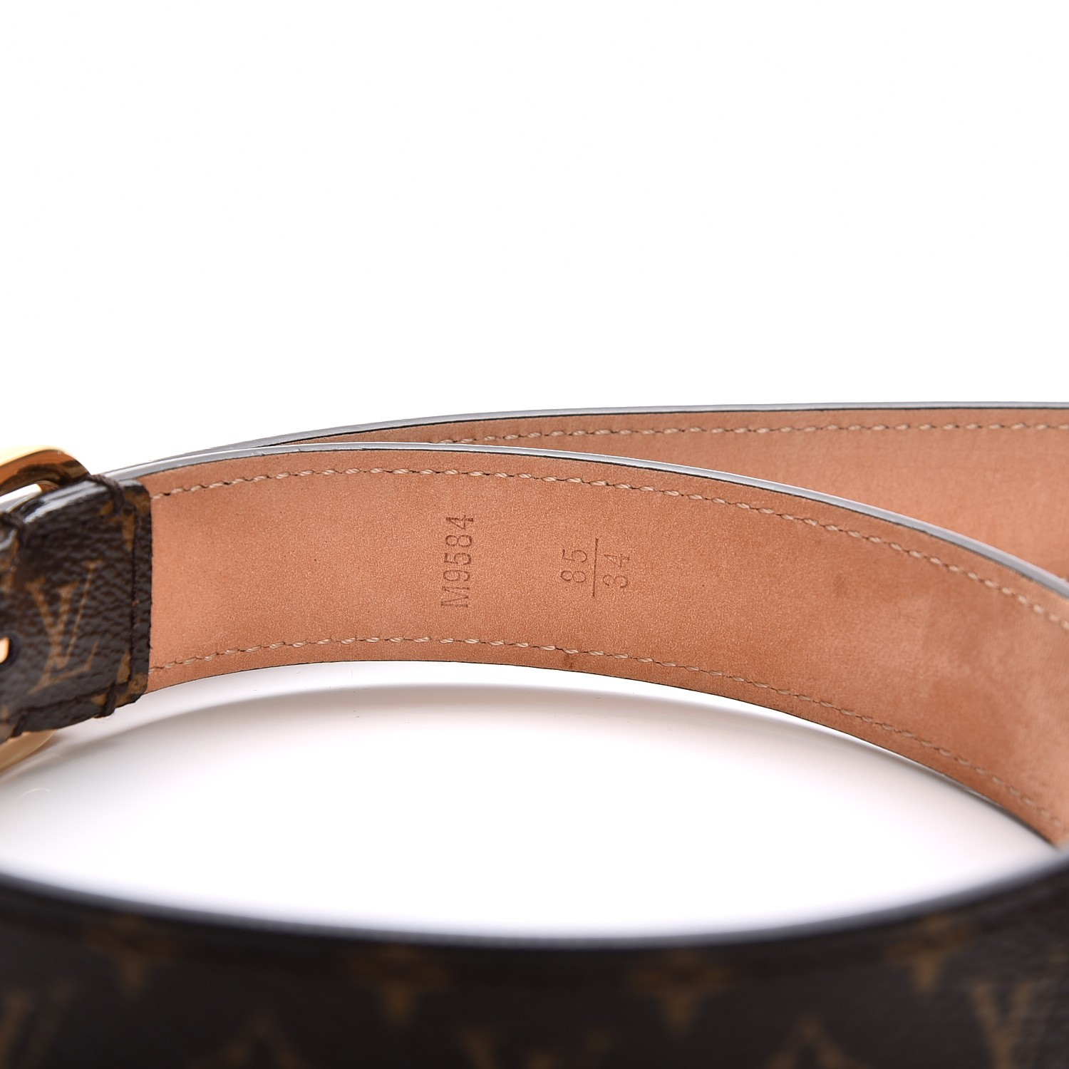 LOUIS VUITTON Monogram Mini 25mm Belt 85 34 205339