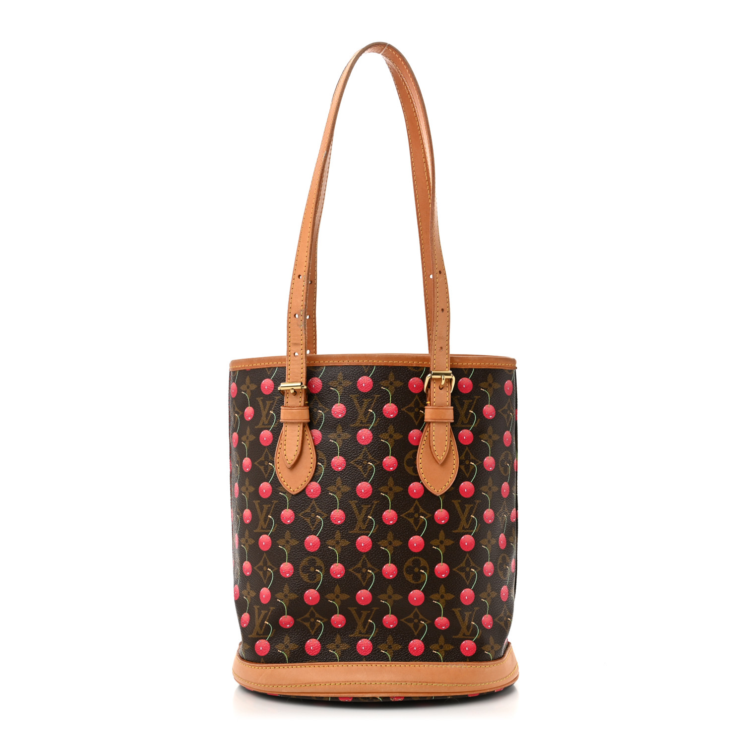 LOUIS VUITTON Monogram Cerises Bucket Bag 1668281 | FASHIONPHILE