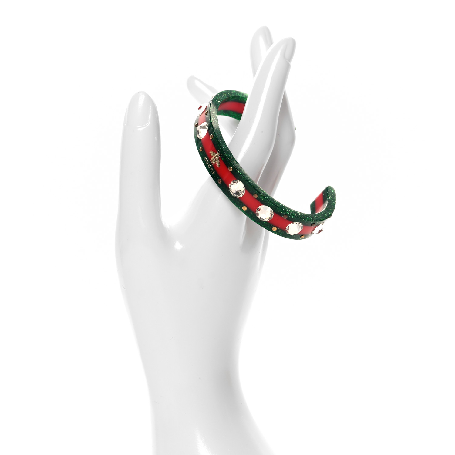 【GUCCI】クリスタル ブローチ クリスタル付き メタル ダブルG ブローチ クリスタル | GUCCI公式