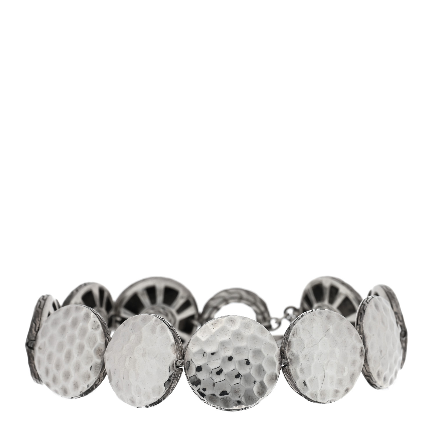 JOHN HARDY Sterling Silver Palu Hammered Dot Link Bracelet