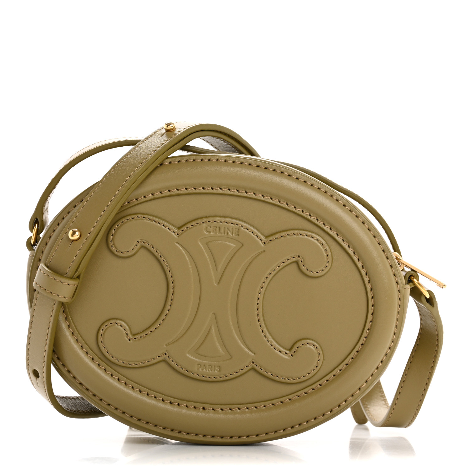 ショルダーバッグ・ポシェット CELINE | OVAL BAG CUIR TRIOMPHE IN SMOOTH CALFSKIN o82337wzv5c91.png?auto=webp&s=