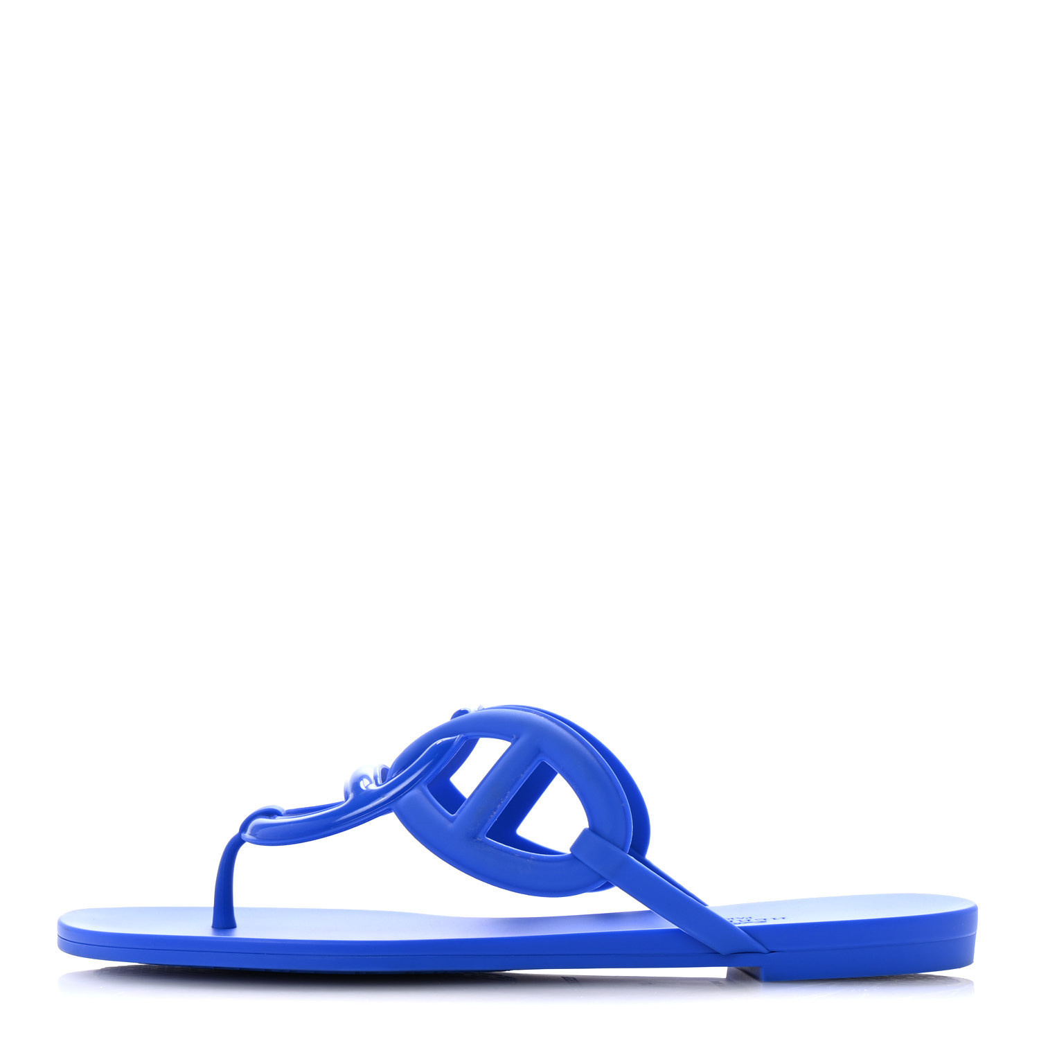 ★Hermes★(W) Egerie Sandal★Bleu Outremer HERMES Rubber Womens Egerie Sandals 36 Bleu Outremer 1654480
